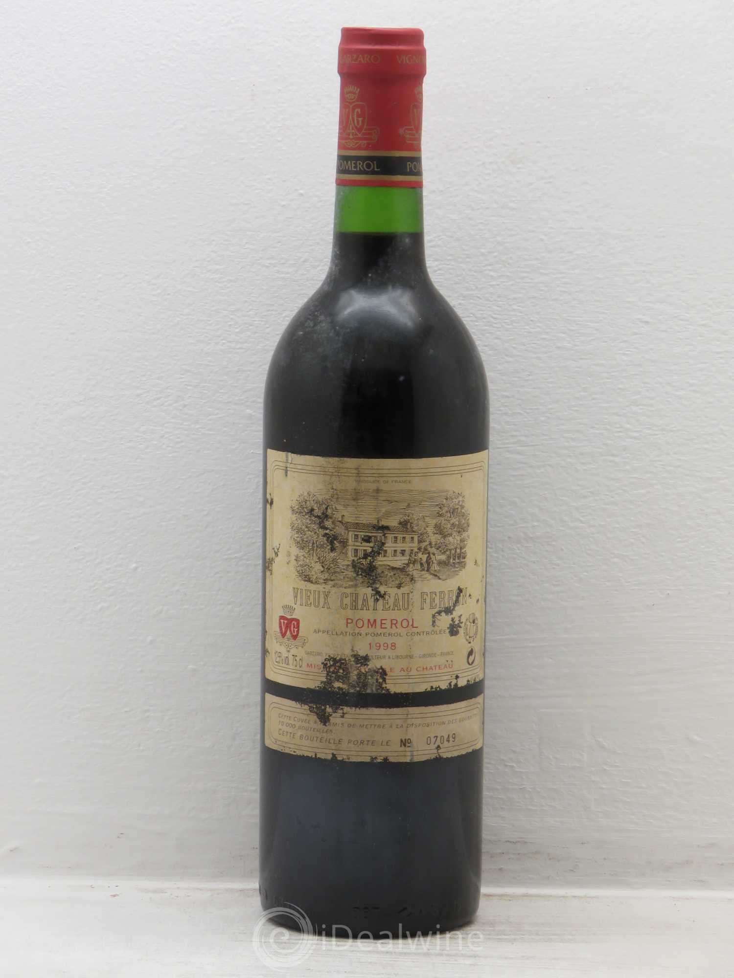 Vieux Château Ferron 1998 - Lot de 6 bouteilles - 0