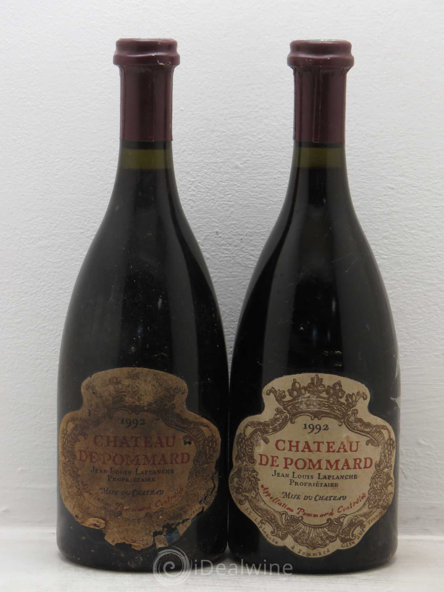 Pommard Château de Pommard 1992 - Lot de 2 bouteilles - 0