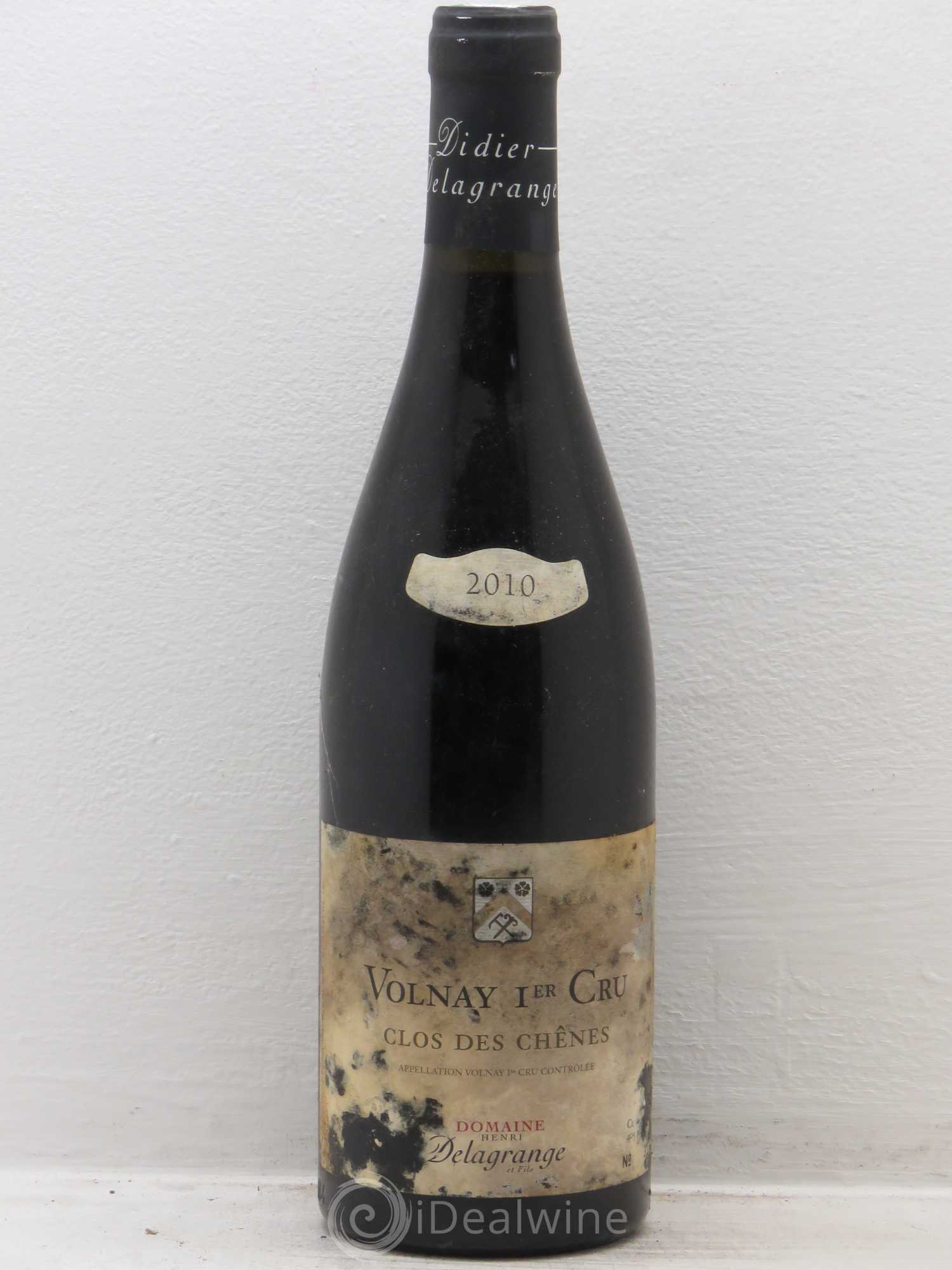 Volnay 1er Cru D.Delagrange 2010 - Lot de 1 bouteille - 0