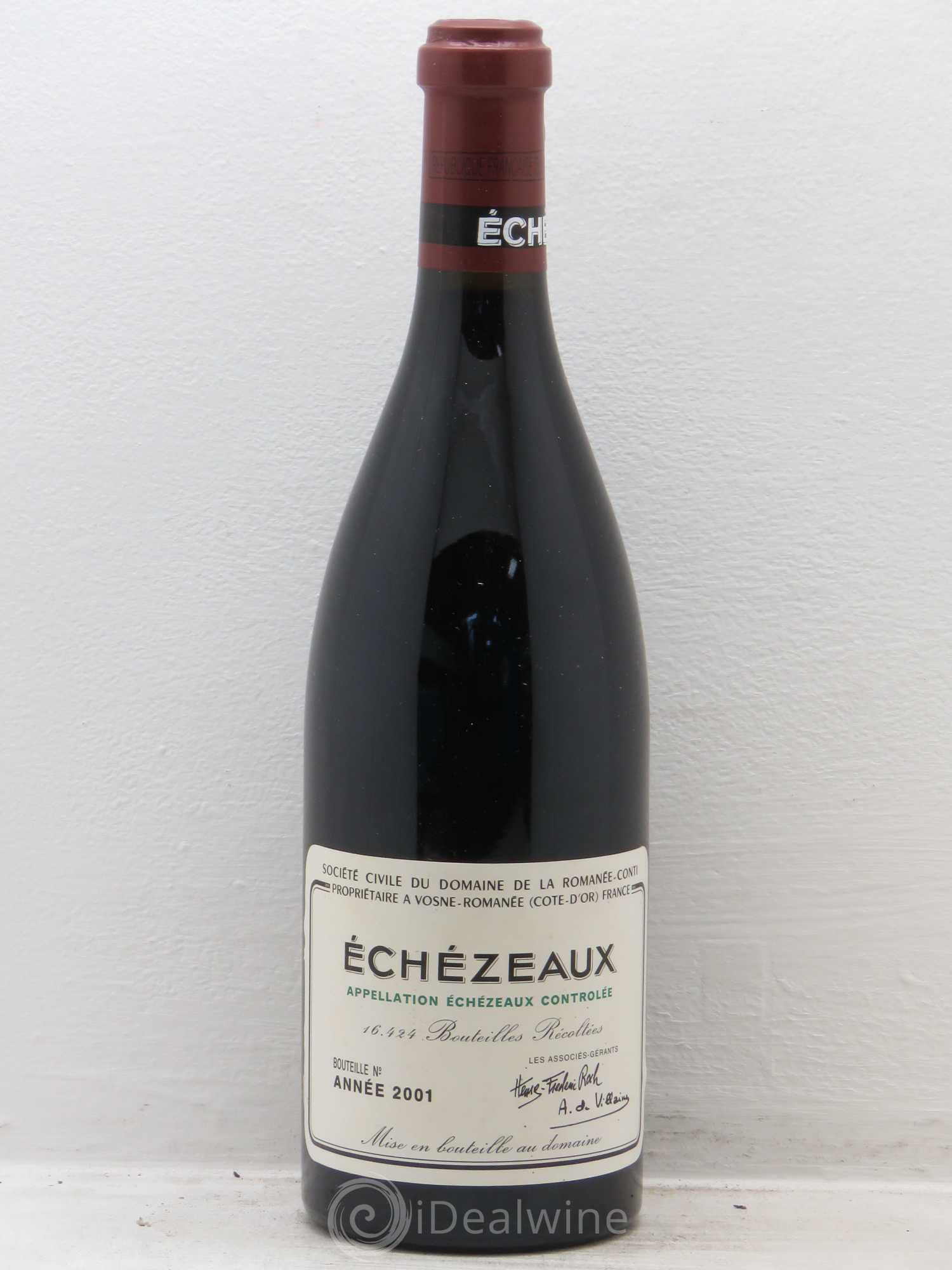 Echezeaux Grand Cru Domaine de la Romanée-Conti 2001 - Lot de 1 bouteille - 0