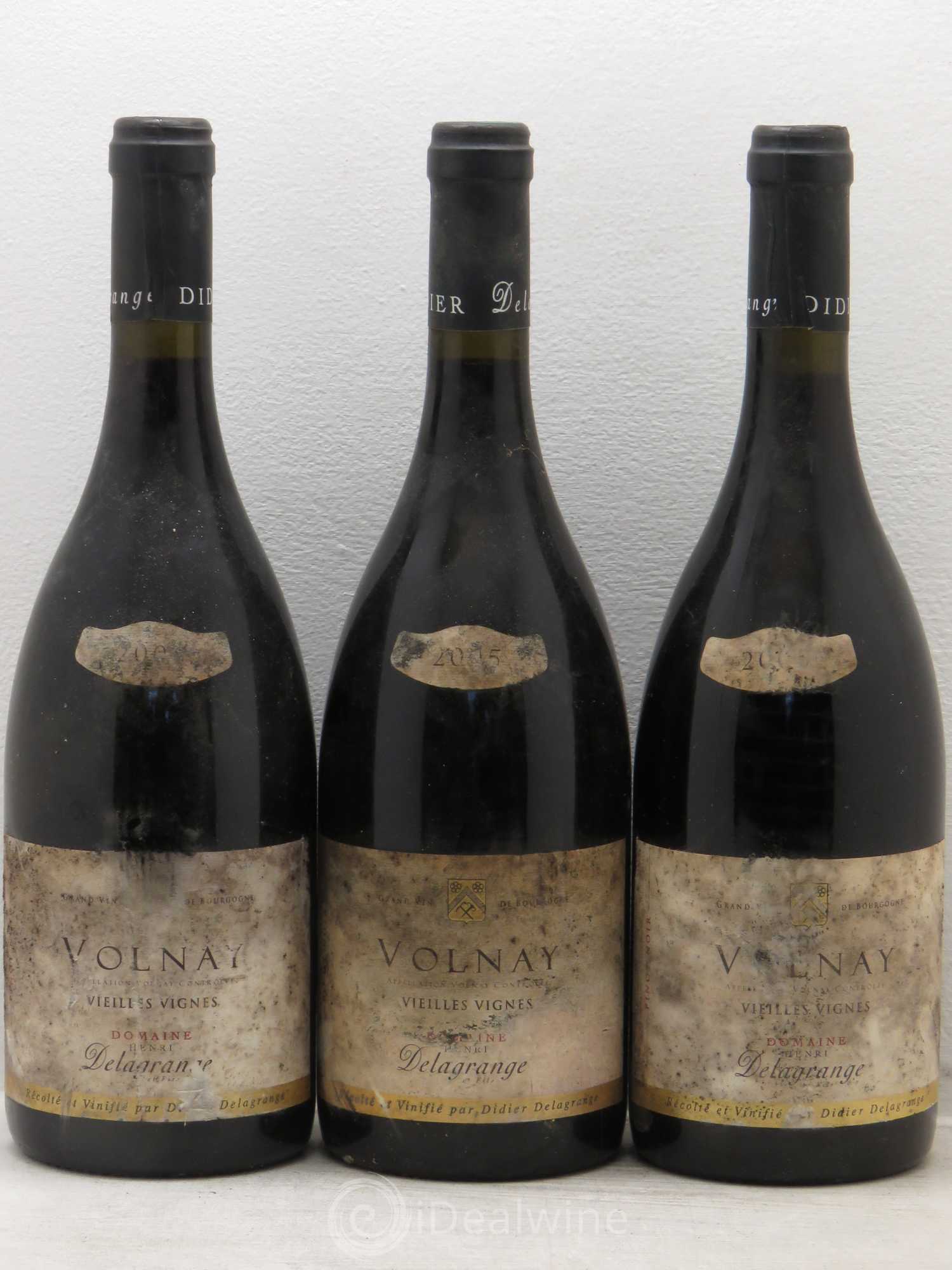 Volnay D.delagrange vv 2005 - Lot de 3 bouteilles - 0