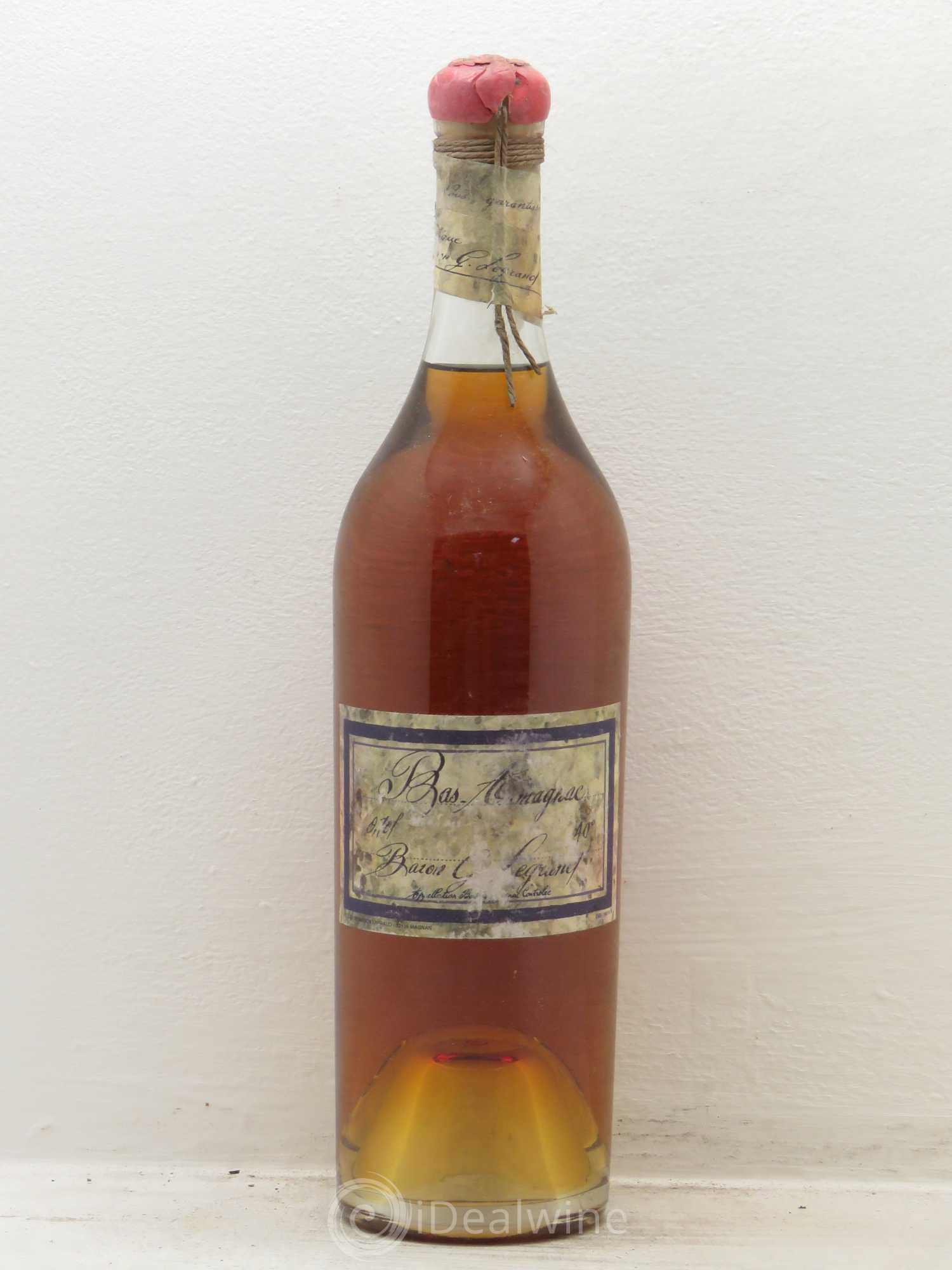 Bas-Armagnac Baron G Legrand 40° (sans prix de réserve) - Posten von 1 Flasche - 0