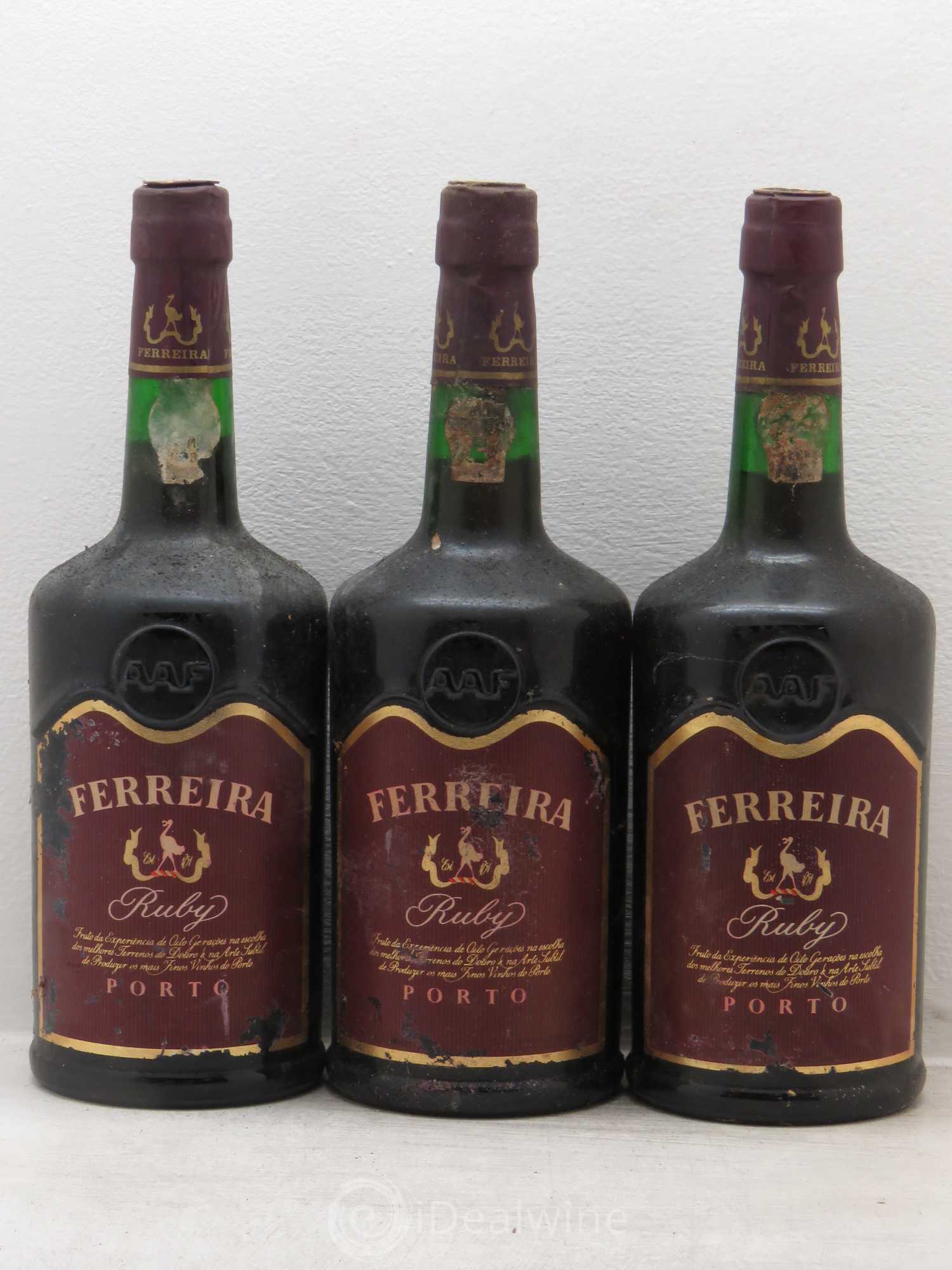 Porto Ruby Ferreira - Lot de 3 bouteilles - 0