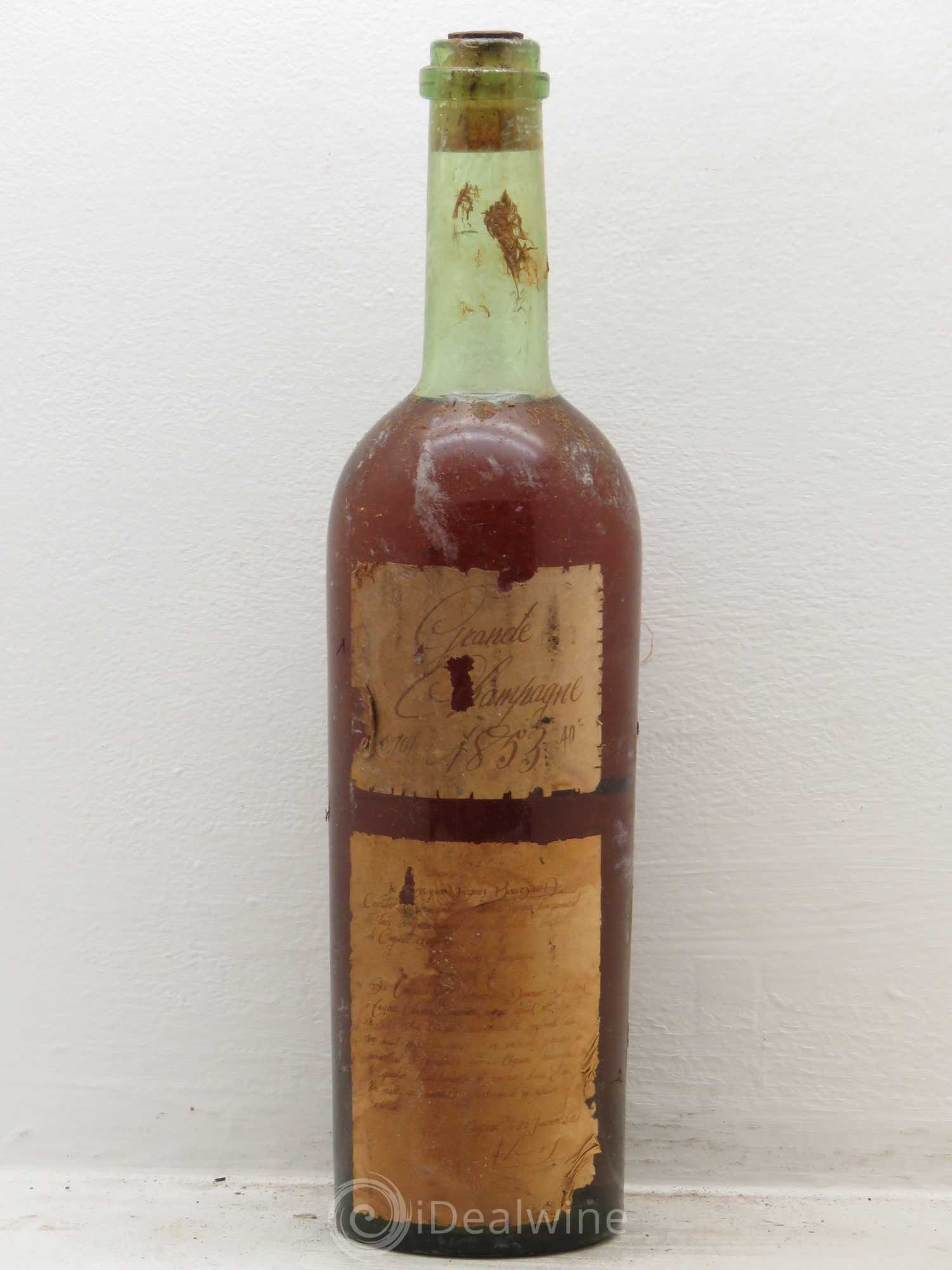Cognac Grande Champagne Edr de l'Hérault 1853 - Posten von 1 Flasche - 0