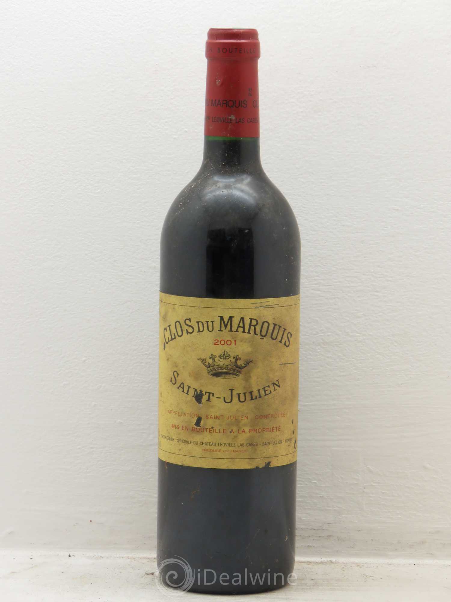 Clos du Marquis 2001 - Lot de 1 bouteille - 0