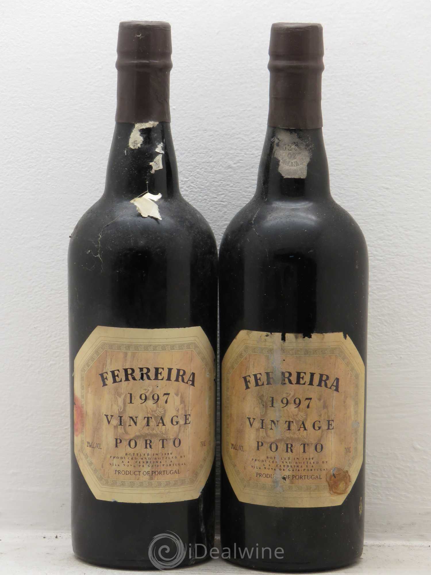 Porto ferreira vintage 1997 - Posten von 2 Flaschen - 0