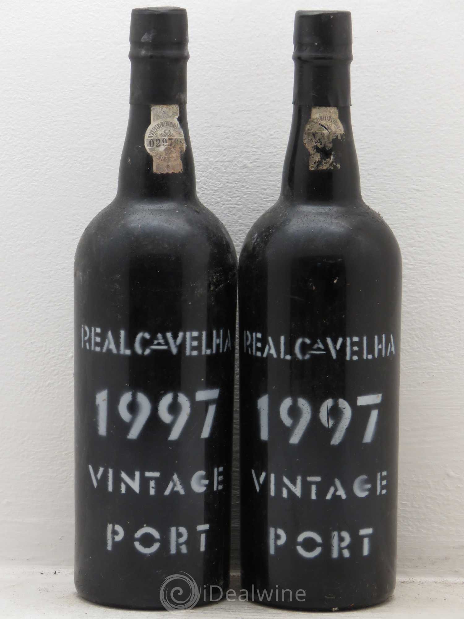 Porto real cavelha 1997 - Lot de 2 bouteilles - 0