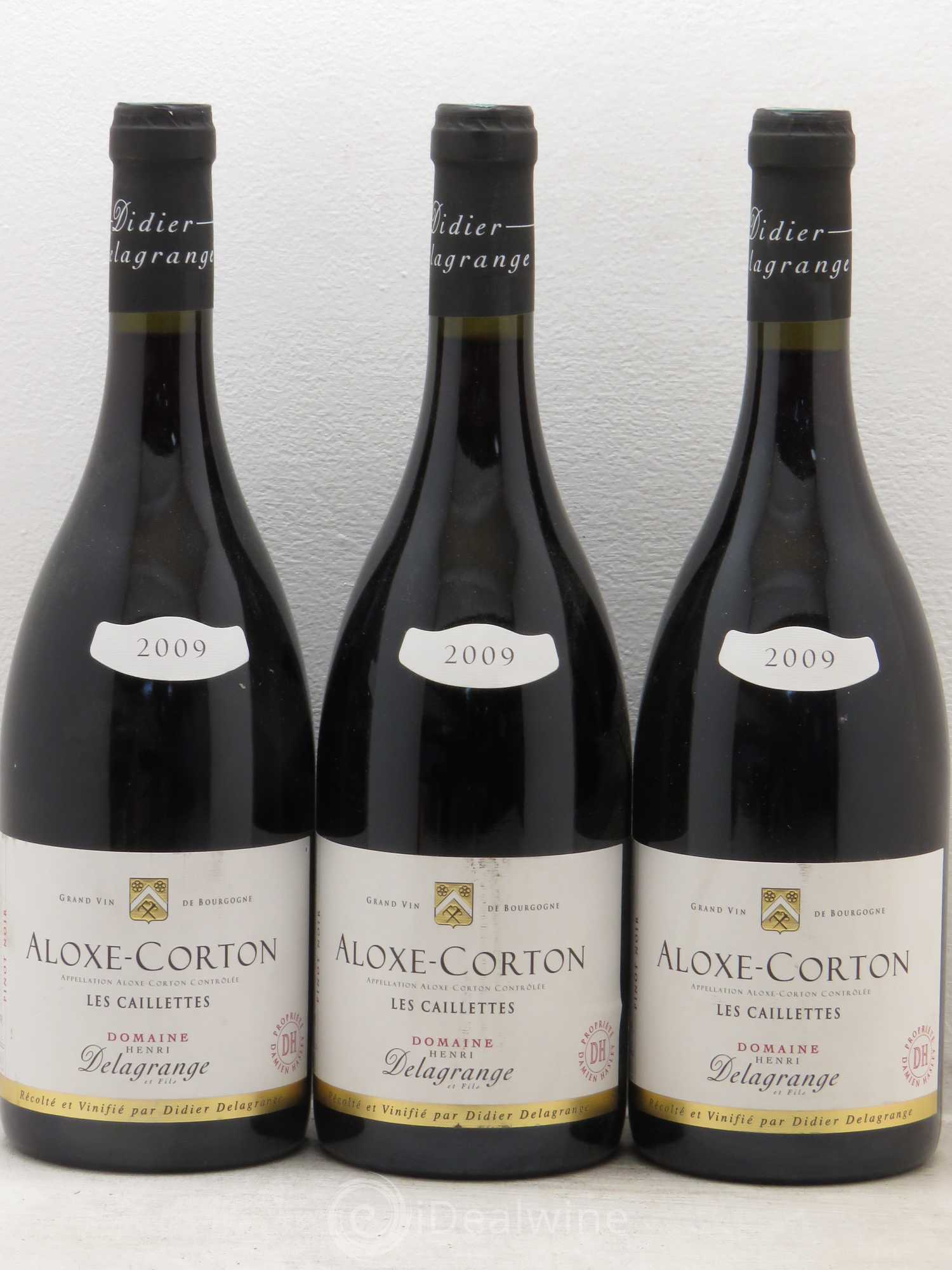 Aloxe-Corton Les Caillettes - D.Delagrange 2009 - Posten von 3 Flaschen - 0