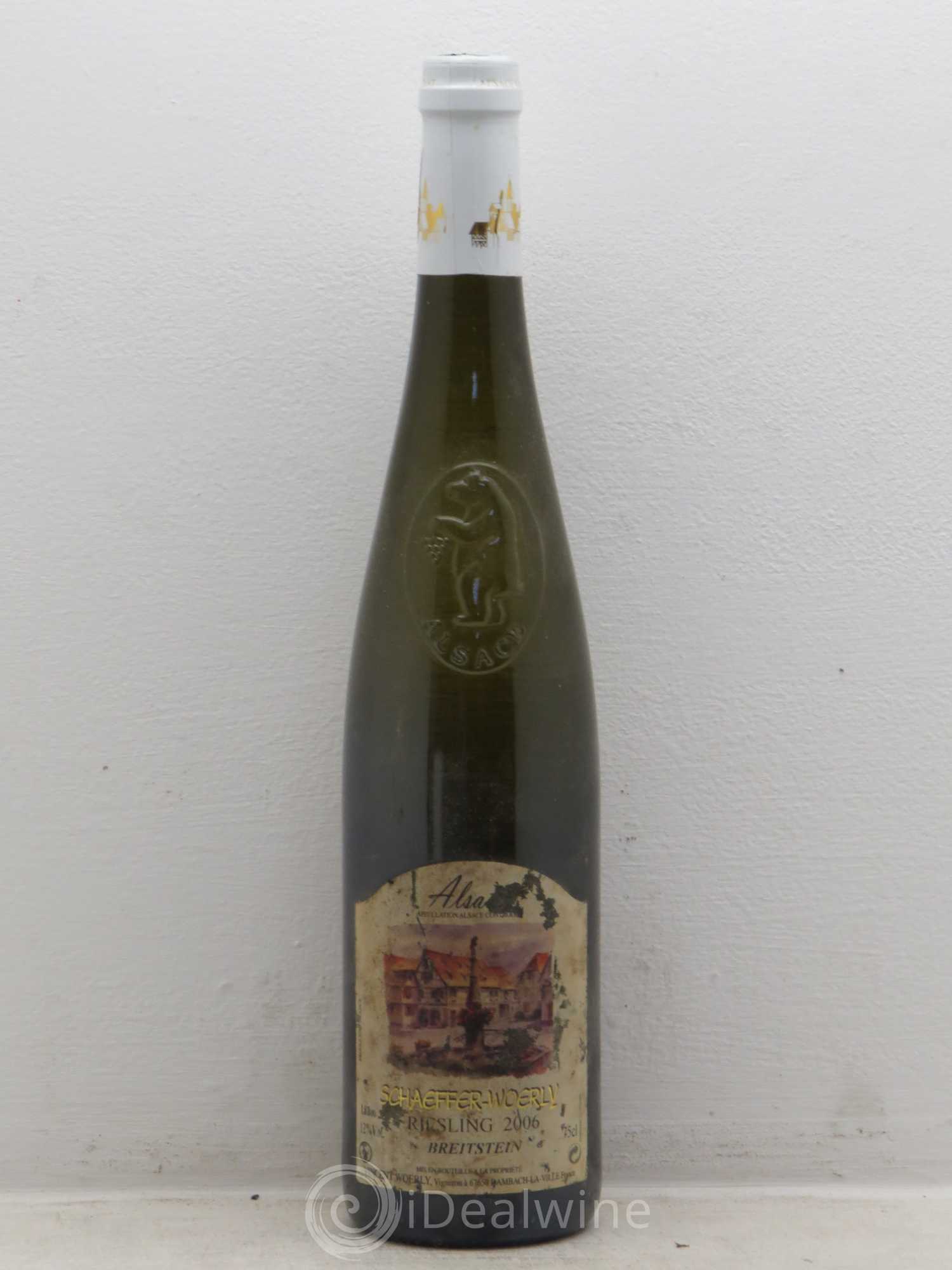 Riesling Schaeffer Woerly Bretstein (sans prix de réserve) 2006 - Posten von 1 Flasche - 0