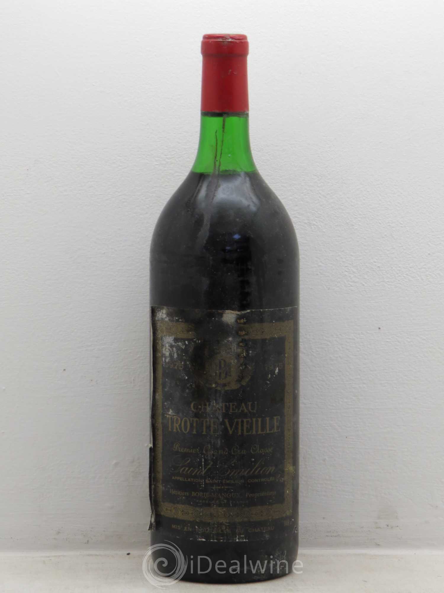 Château Trotte Vieille 1er Grand Cru Classé B 1975 - Lot de 1 magnum - 0