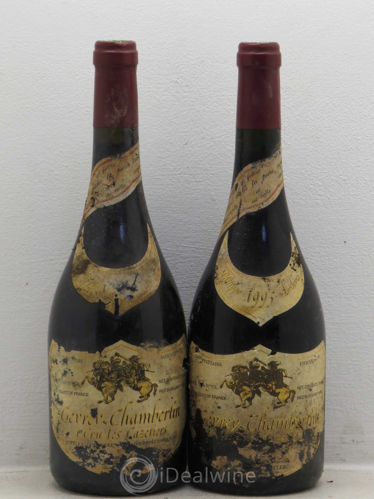 Gevrey-Chambertin 1er Cru P.Leclerc 1995 - Lot de 2 bouteilles - 0