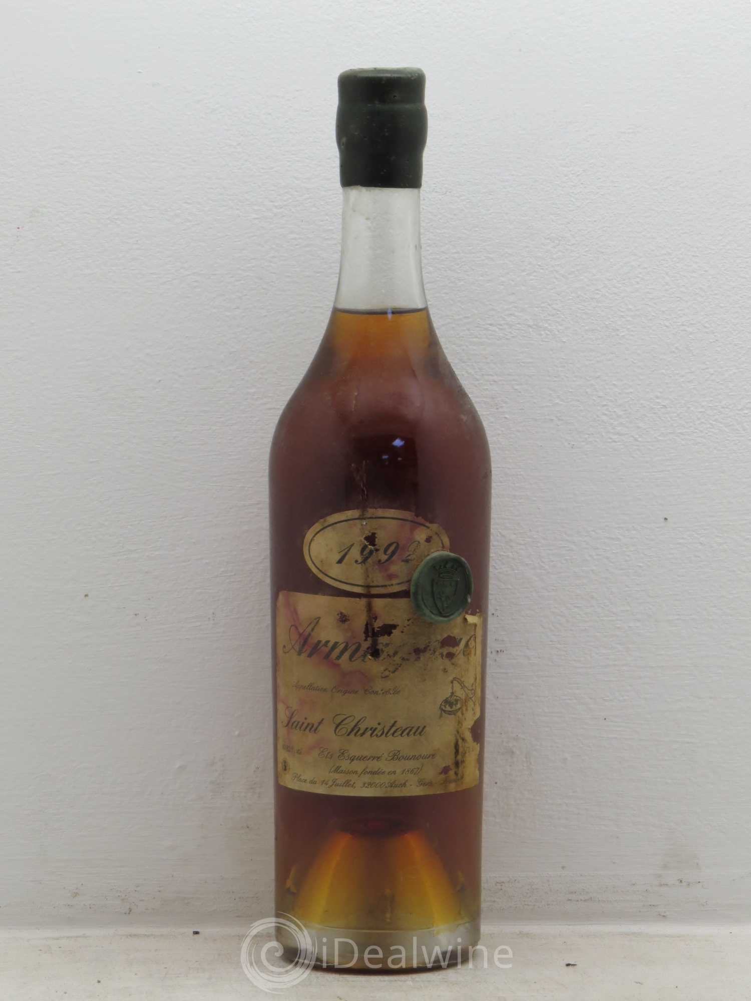 Armagnac Saint Cristau (40.8°) 1992 - Posten von 1 Flasche - 0