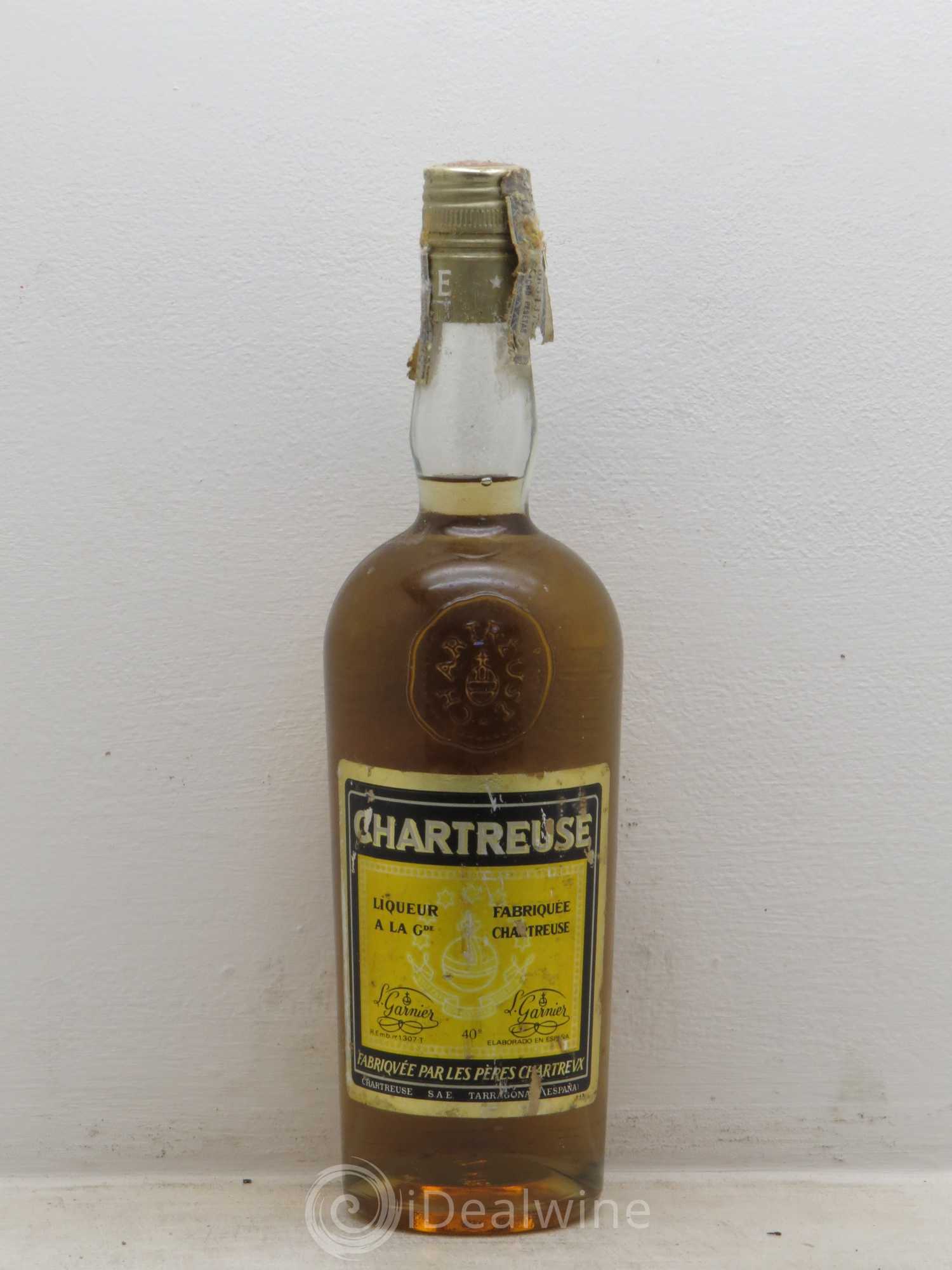 Chartreuse Tarragone Jaune Pères Chartreux (40°) - Lot de 1 bouteille - 0