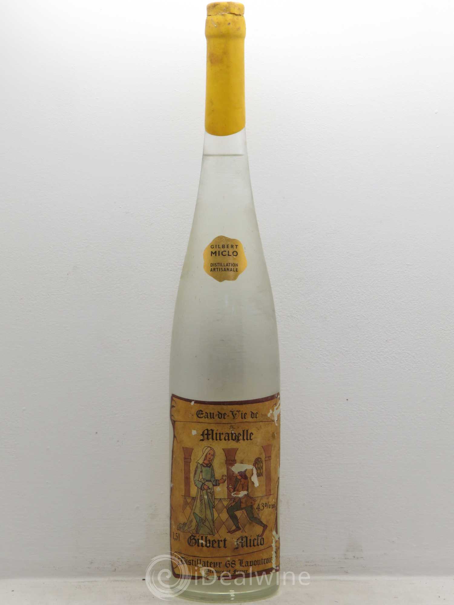 Alcools divers Eua de Vie Mirabelle Miclo (43°) - Posten von 1 Magnum - 0