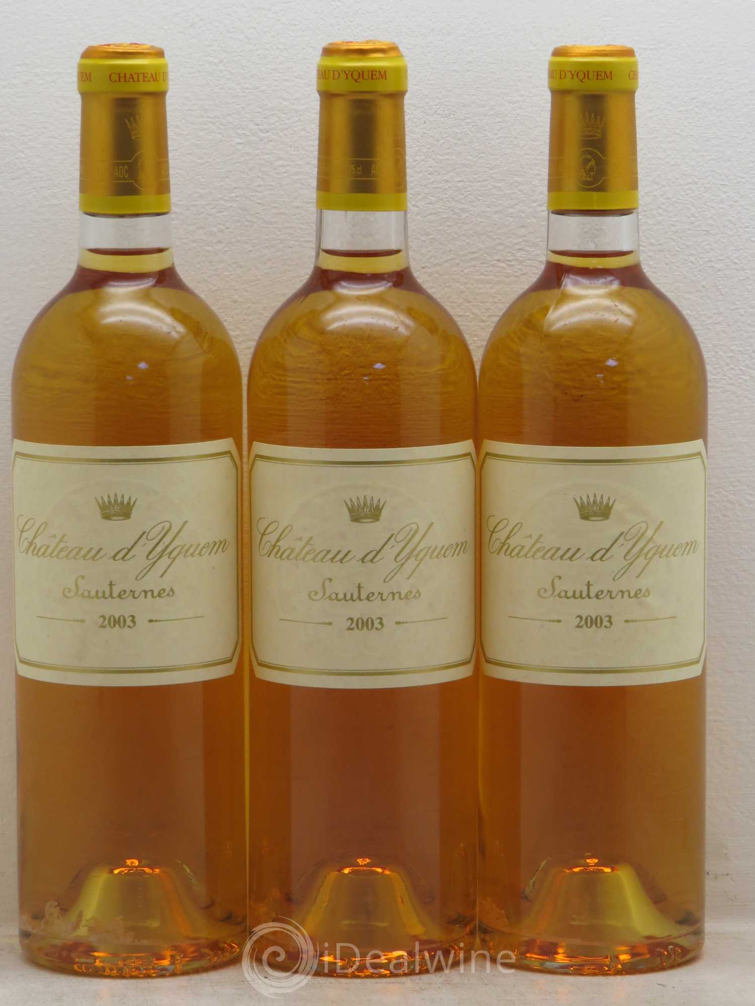Château d' Yquem 1er Cru Classé Supérieur 2003 - Lotto di 6 bottiglie - 2