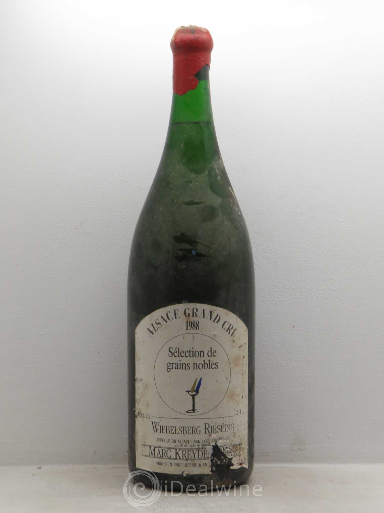 Riesling Sélection de Grains Nobles Wibelsberg Kreydenweiss 1988 - Lotto di 1 jéroboam - 0
