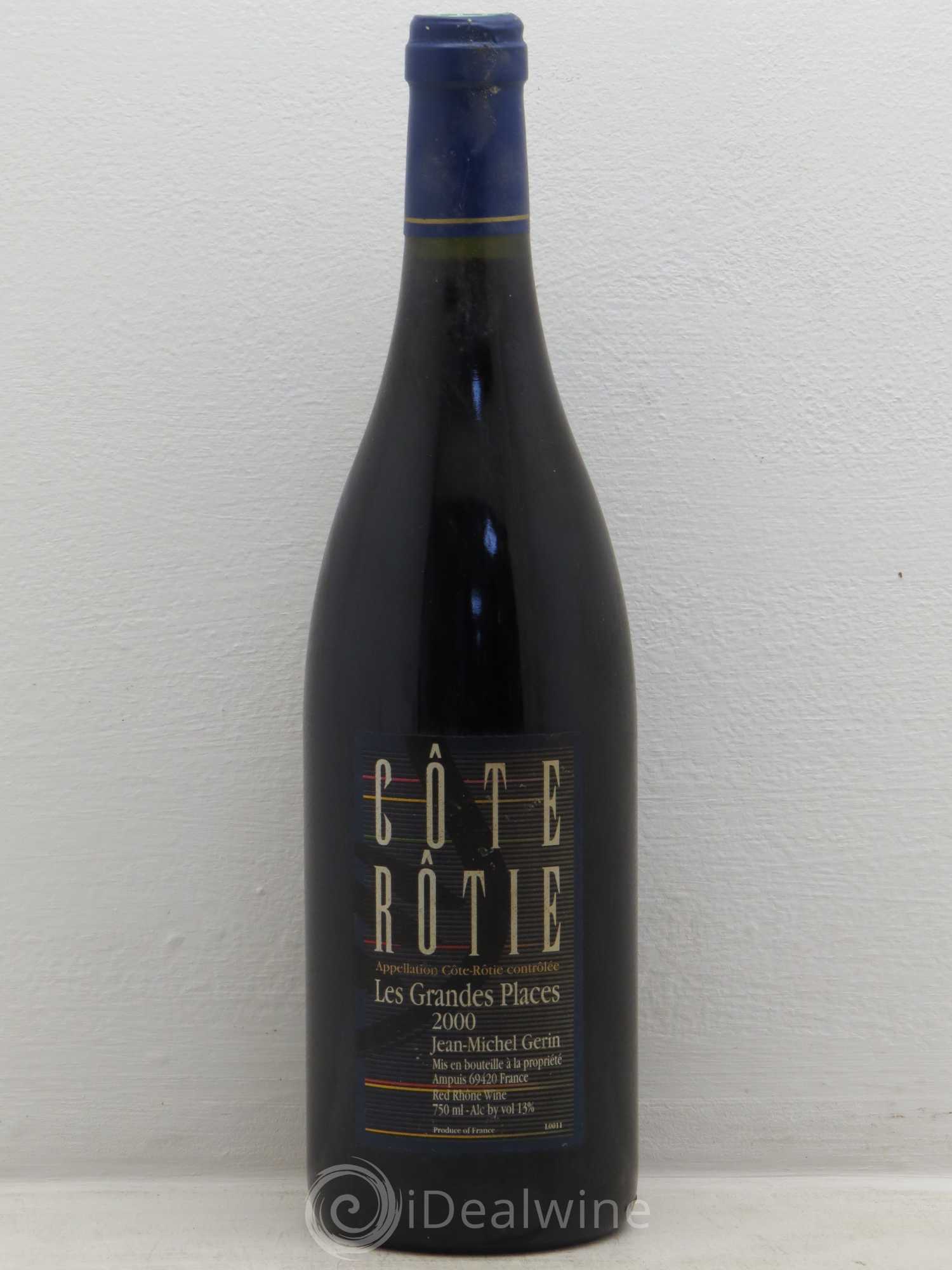 Côte-Rôtie Les Grandes Places Jean-Michel Gerin 2000 - Lot de 1 bouteille - 0