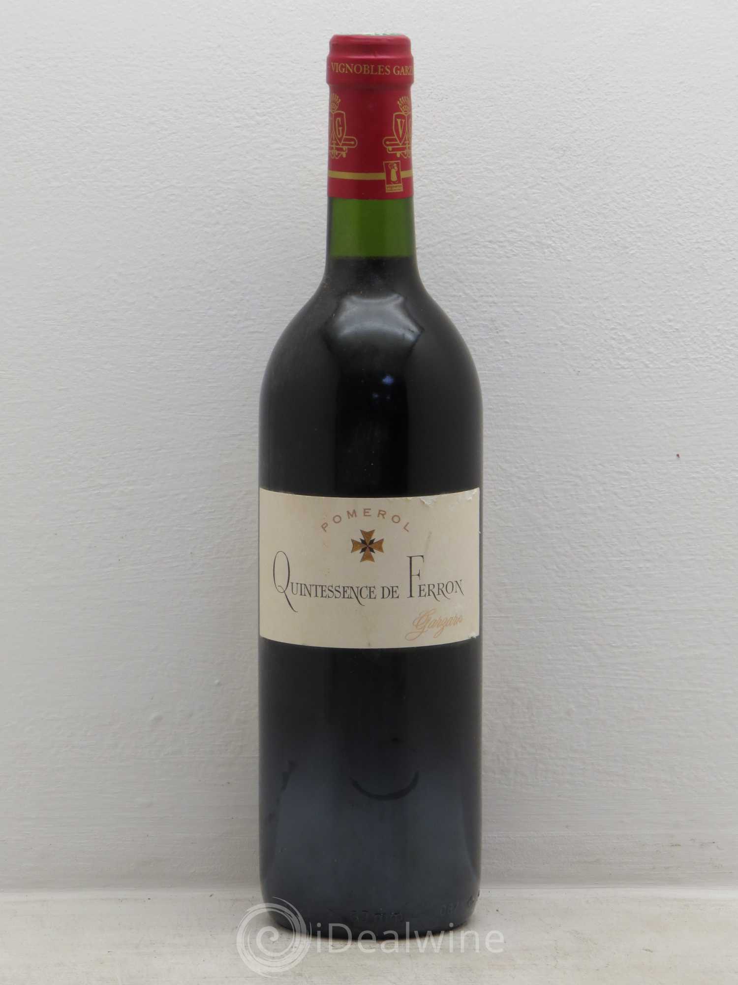 Pomerol Quintessence de Ferron 2000 - Posten von 1 Flasche - 0