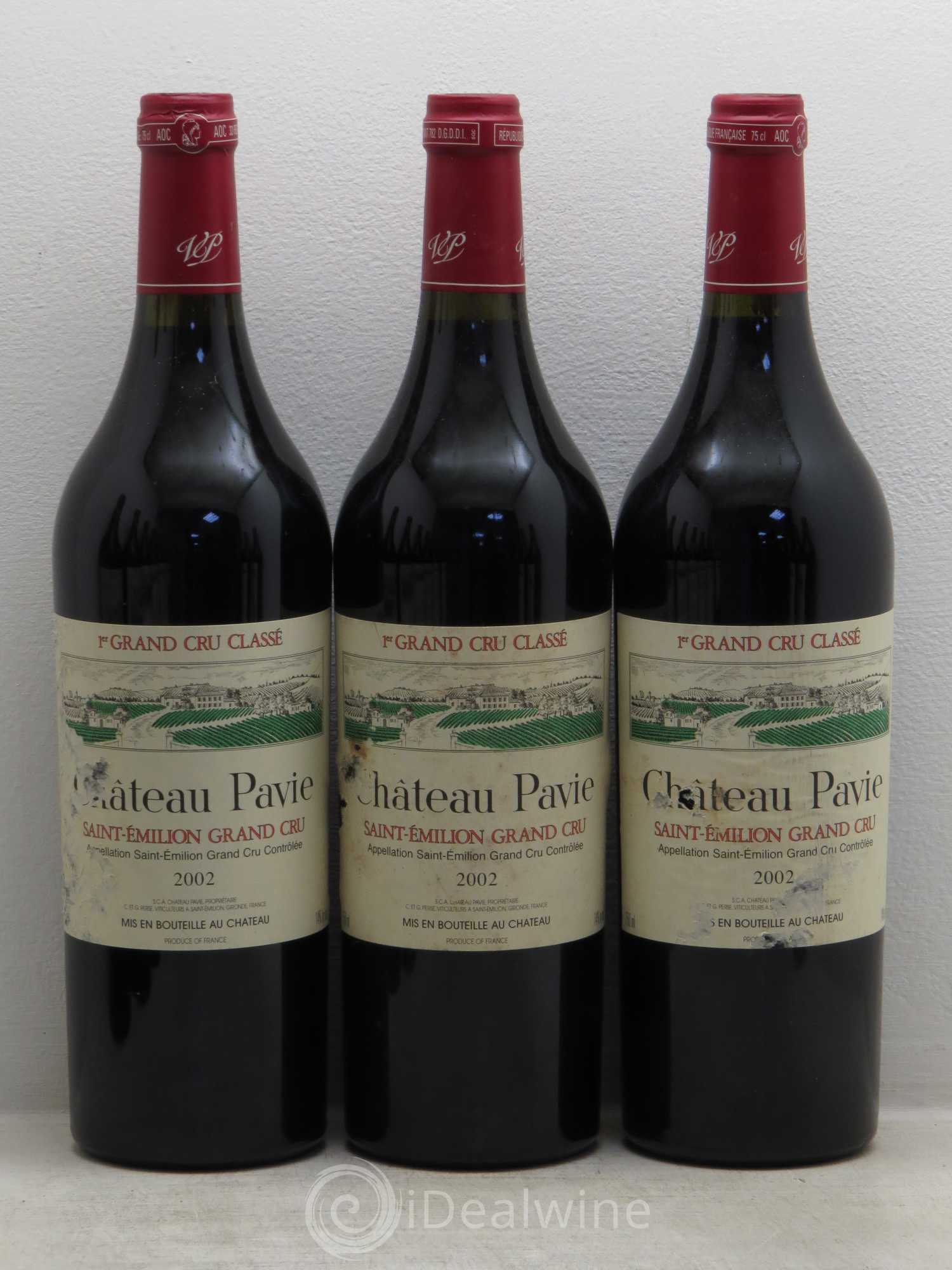 Château Pavie 1er Grand Cru Classé A 2002 - Lot de 12 bouteilles - 3