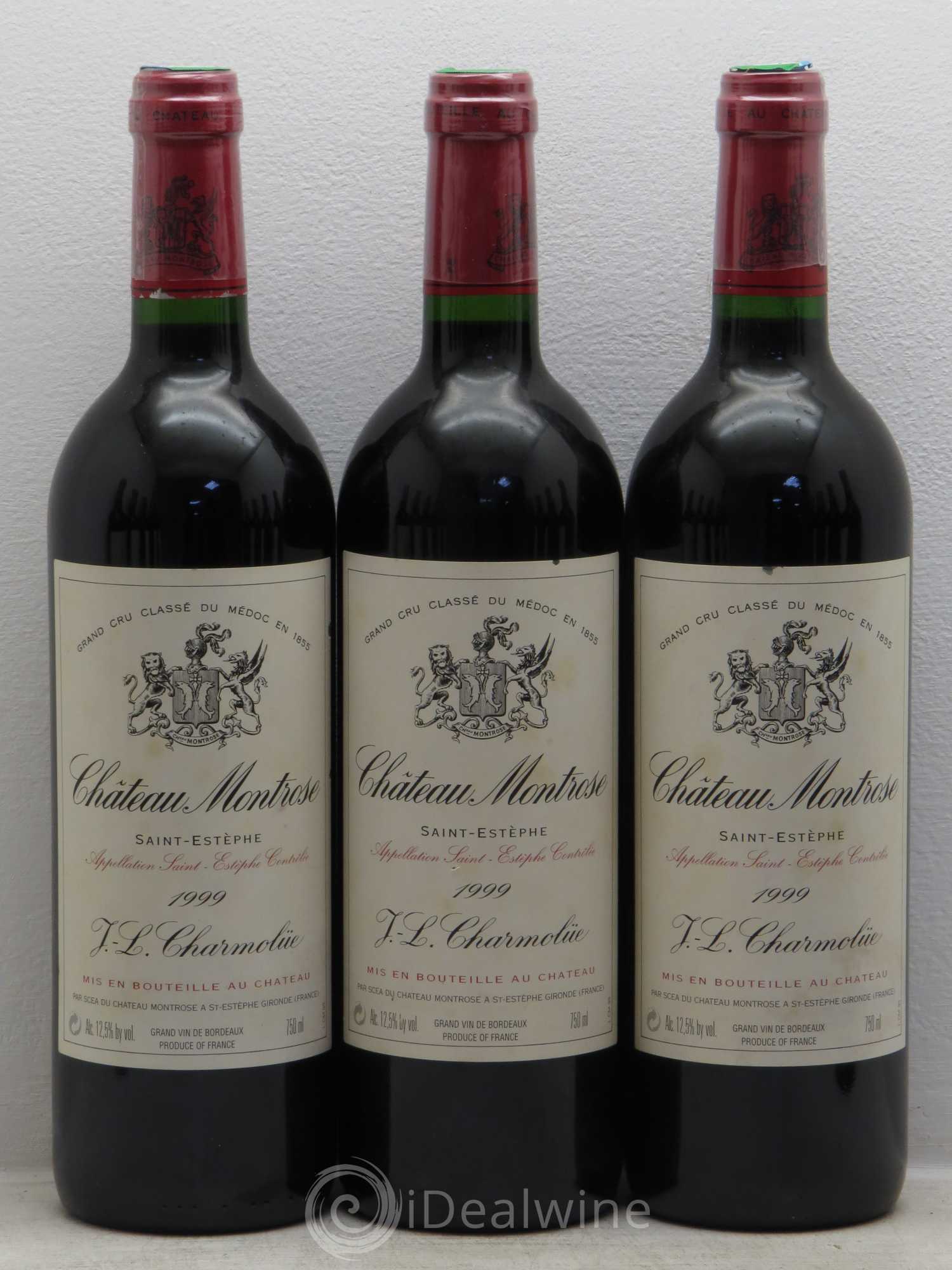 Château Montrose 2ème Grand Cru Classé 1999 - Lot de 12 bouteilles - 1
