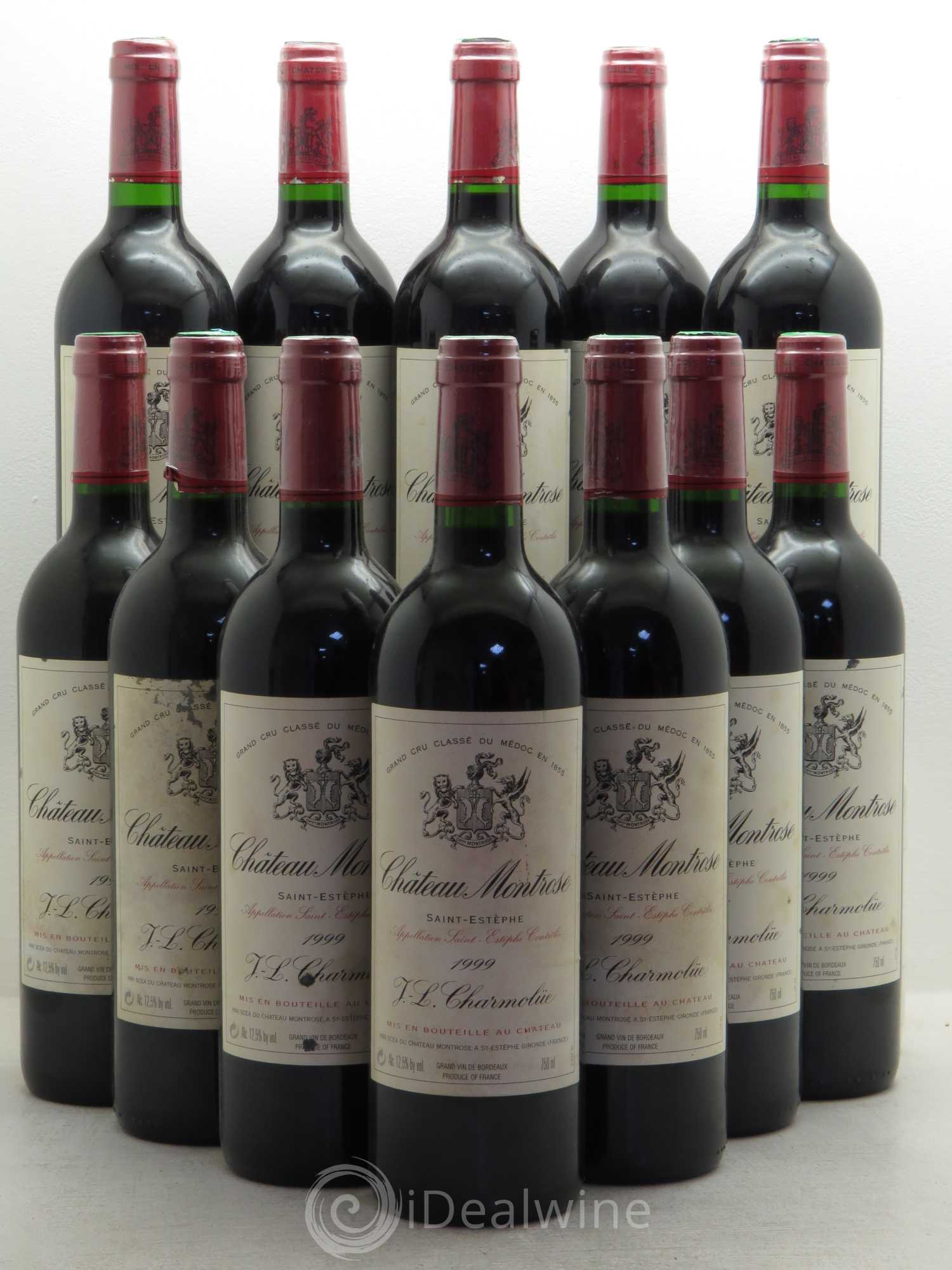Château Montrose 2ème Grand Cru Classé 1999 - Lot de 12 bouteilles - 0