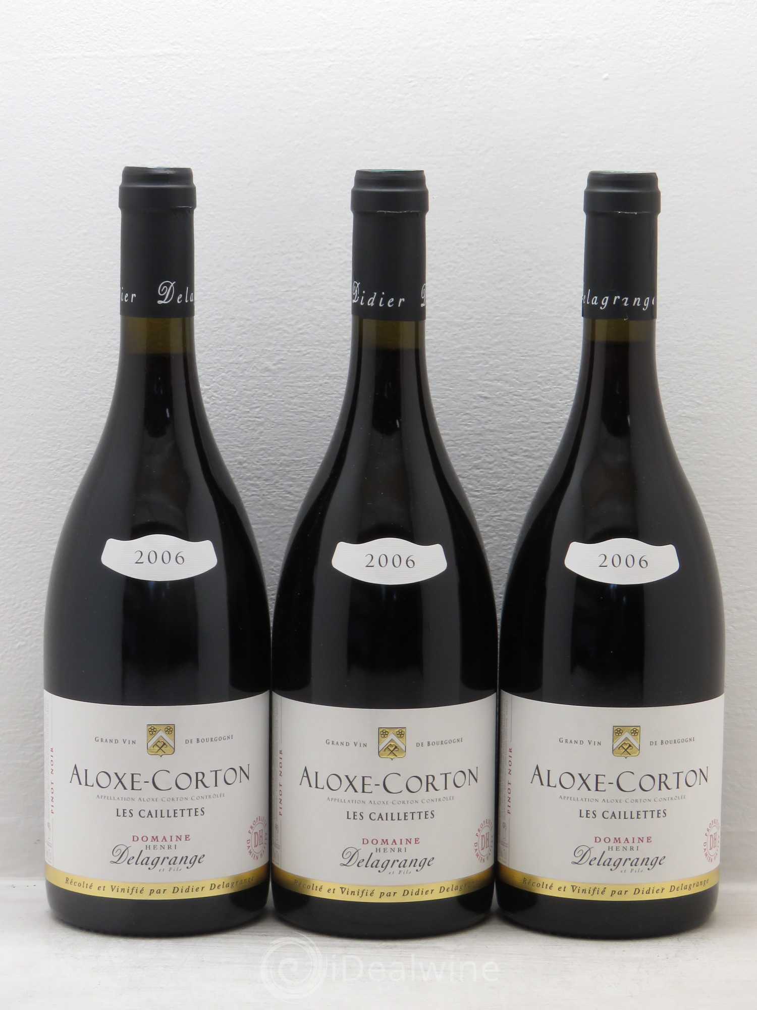 Aloxe-Corton Les Caillettes - Domaine Henri Delagrange 2006 - Posten von 3 Flaschen - 0