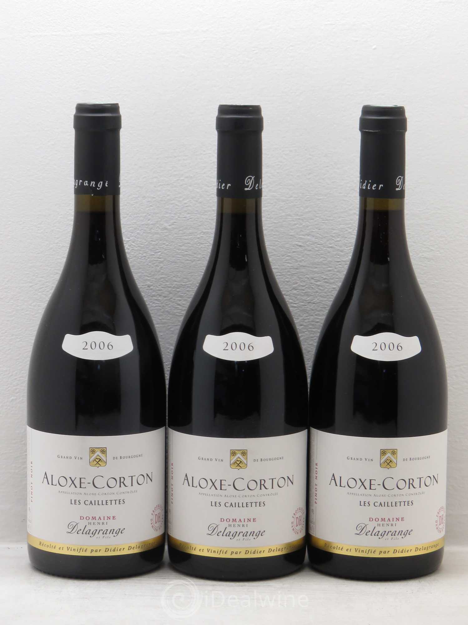 Aloxe-Corton Les Caillettes - Domaine Henri Delagrange 2006 - Posten von 3 Flaschen - 0
