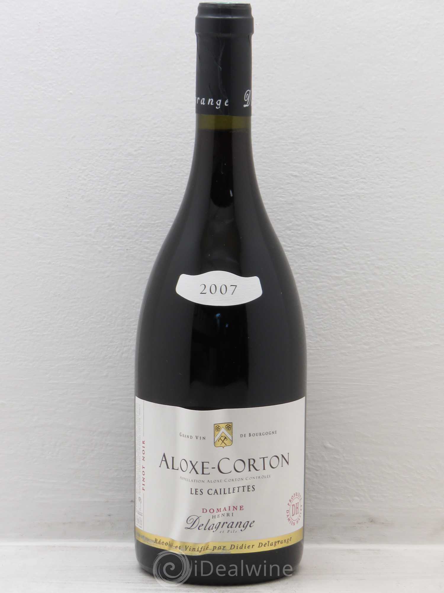 Aloxe-Corton Les Caillettes - Domaine Henri Delagrange (sans prix de réserve) 2007 - Posten von 12 Flaschen - 0