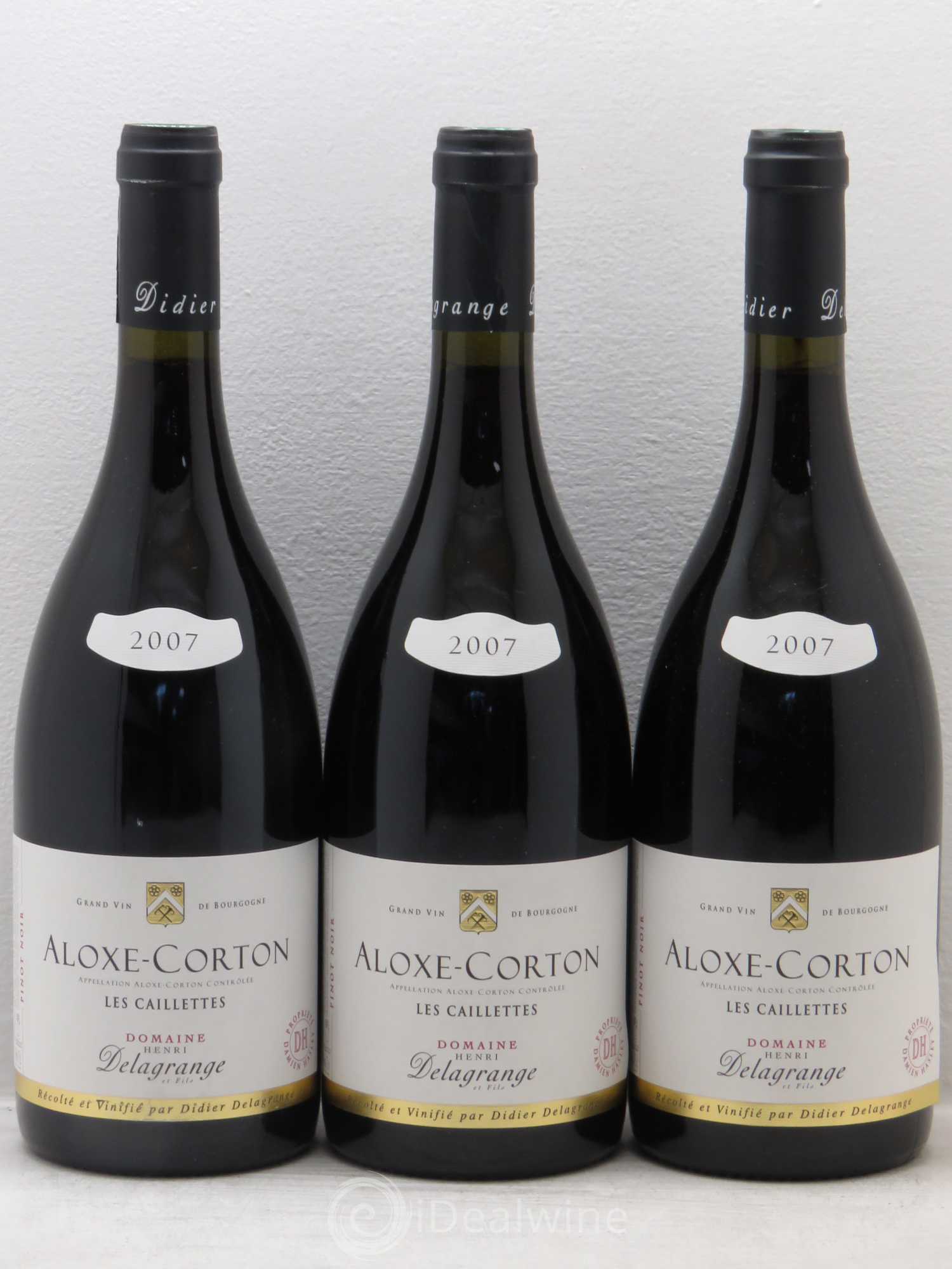 Aloxe-Corton Les Caillettes - Domaine Henri Delagrange 2007 - Posten von 3 Flaschen - 0