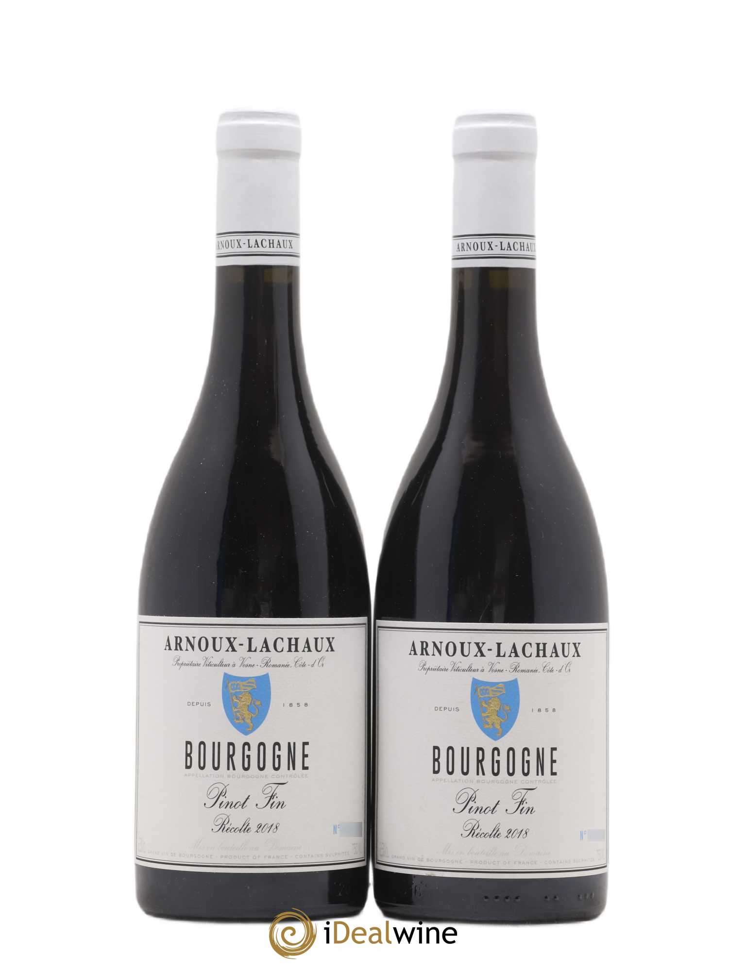 Bourgogne Pinot Fin Arnoux-Lachaux (Domaine) 2018 - Lot de 2 bouteilles - 0