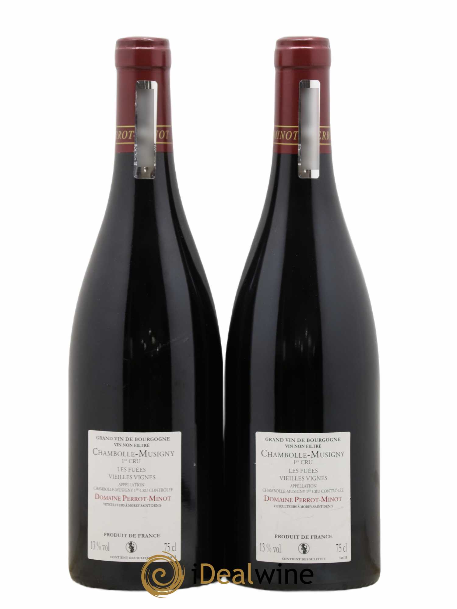 Chambolle-Musigny 1er Cru Les Fuées Vieilles Vignes Perrot-Minot 2014 - Lot de 2 bouteilles - 1