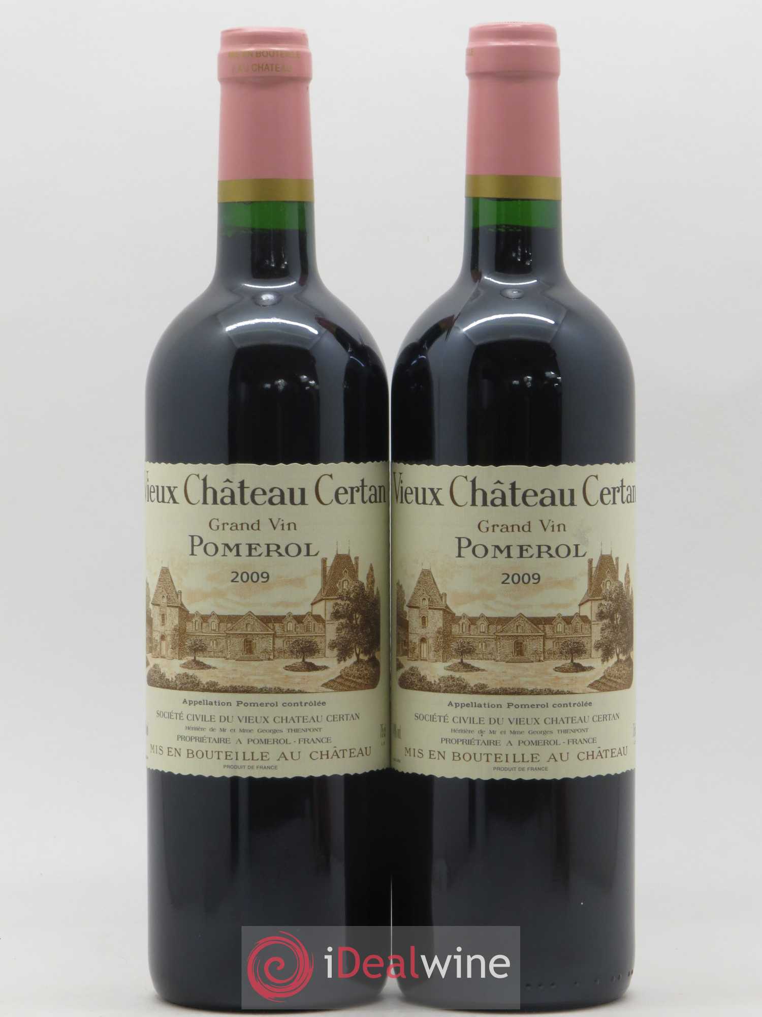 Vieux Château Certan 2009 - Lot de 2 bouteilles - 0