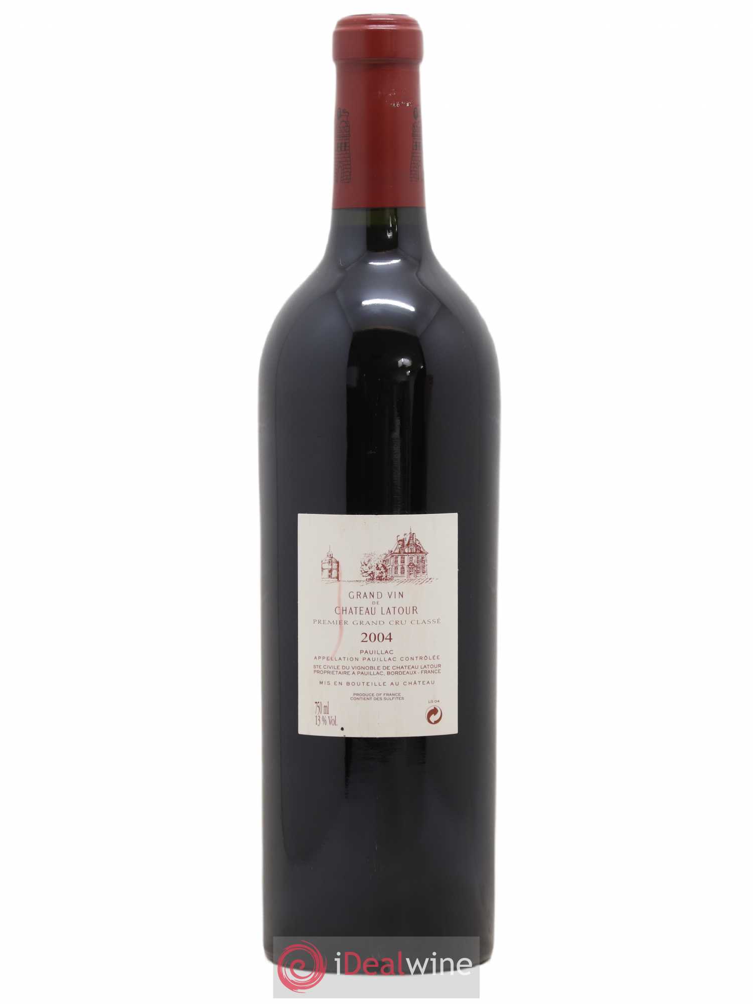 Château Latour 1er Grand Cru Classé 2004 - Lot de 1 bouteille - 1