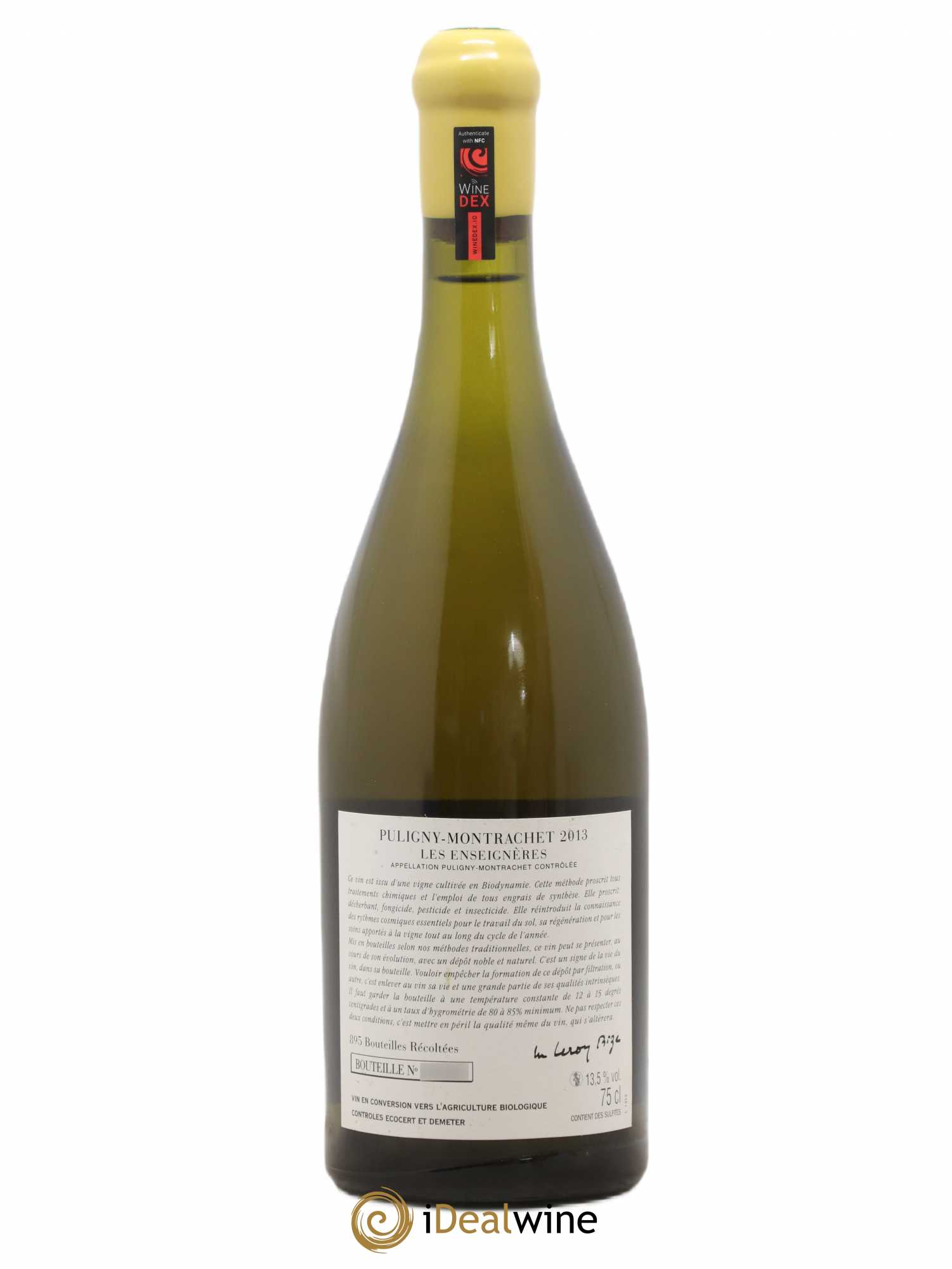 Puligny-Montrachet Les Enseignères d'Auvenay (Domaine) 2013 - Lot de 1 bouteille - 1