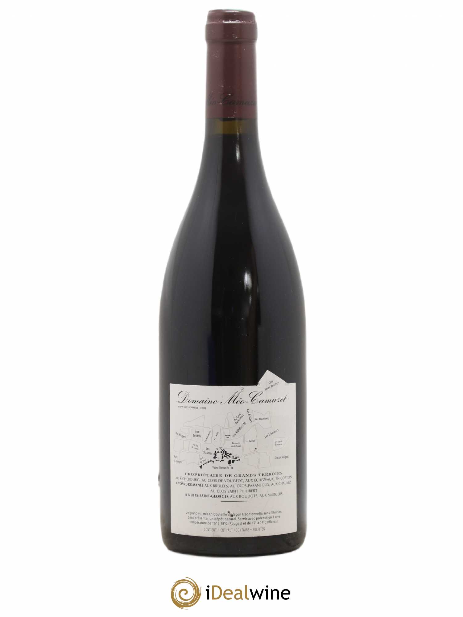 Clos de Vougeot Grand Cru Méo-Camuzet (Domaine) 2010 - Lot de 1 bouteille - 1