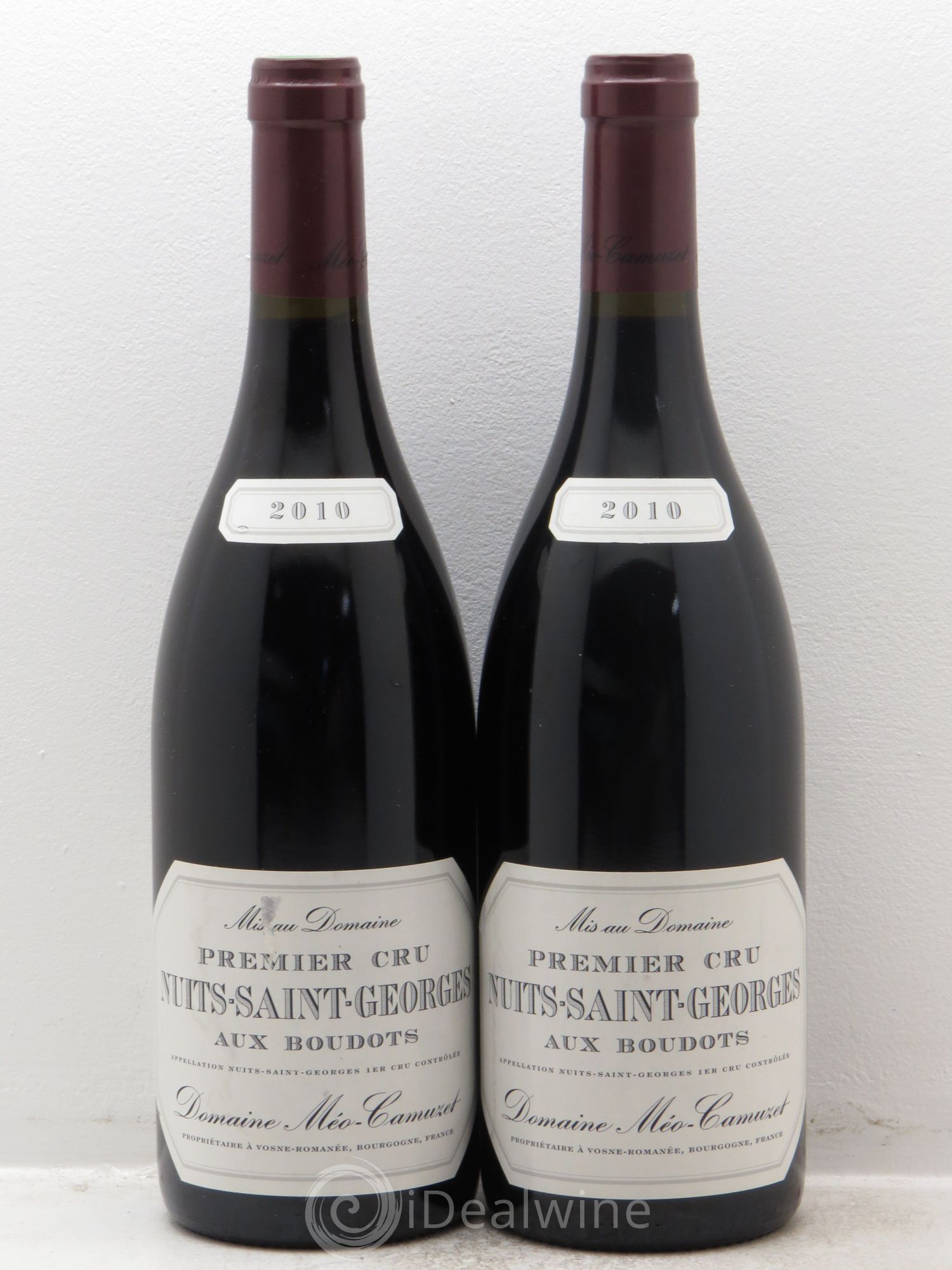 Nuits-Saint-Georges 1er Cru Aux Boudots Méo-Camuzet (Domaine) 2010 - Lot de 2 bouteilles - 0