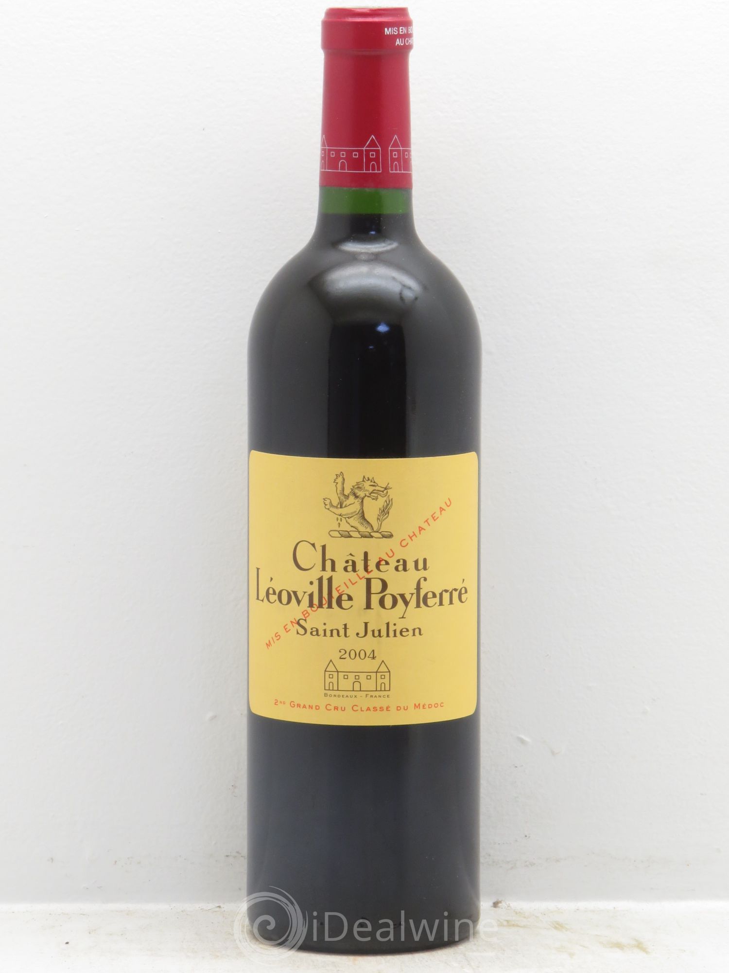 Château Léoville Poyferré 2ème Grand Cru Classé 2004 - Lot de 1 bouteille - 0