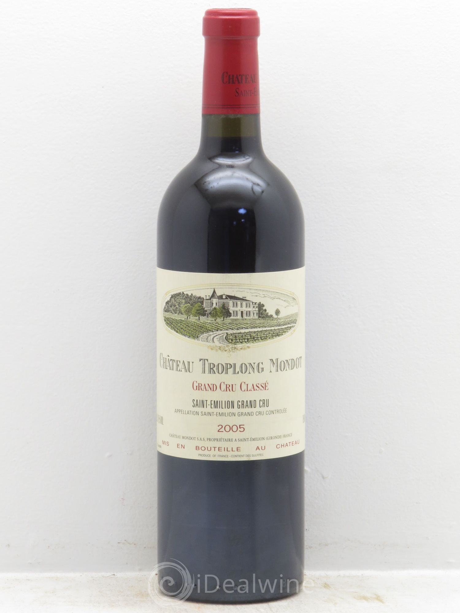 Château Troplong Mondot 1er Grand Cru Classé B 2005 - Lot de 1 bouteille - 0