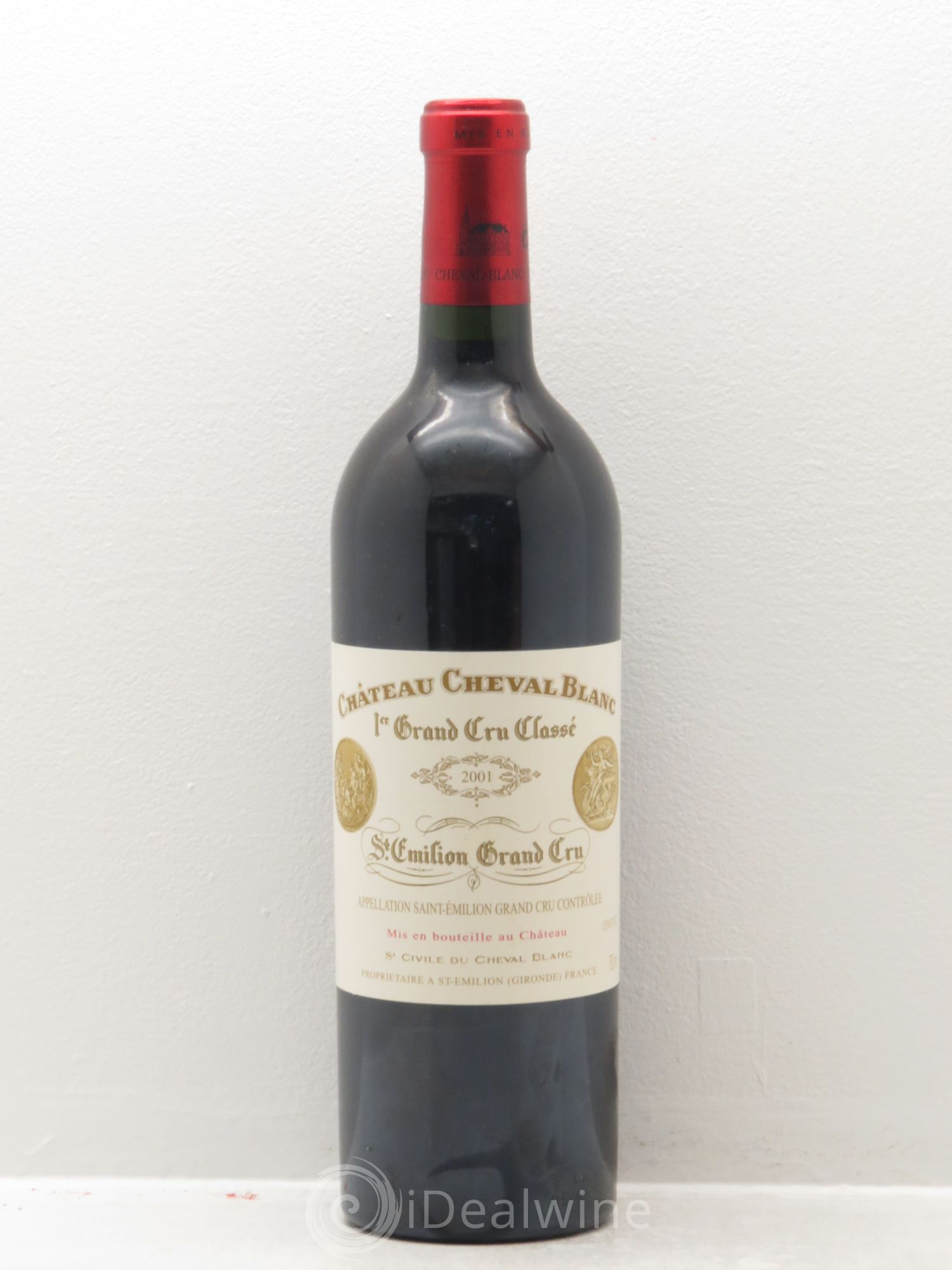 Château Cheval Blanc 1er Grand Cru Classé A 2001 - Lot de 1 bouteille - 0
