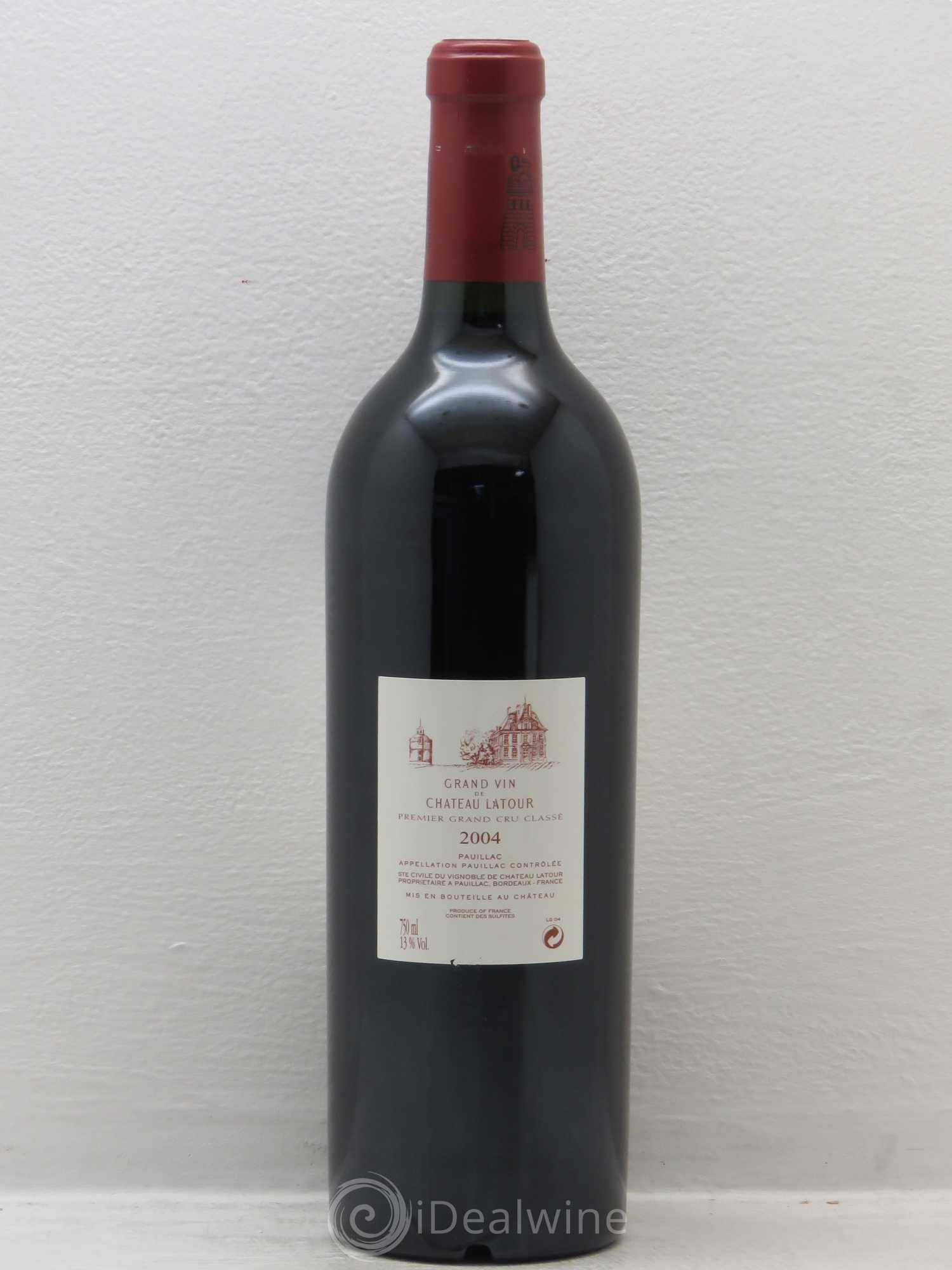 Château Latour 1er Grand Cru Classé 2004 - Lot de 1 bouteille - 1