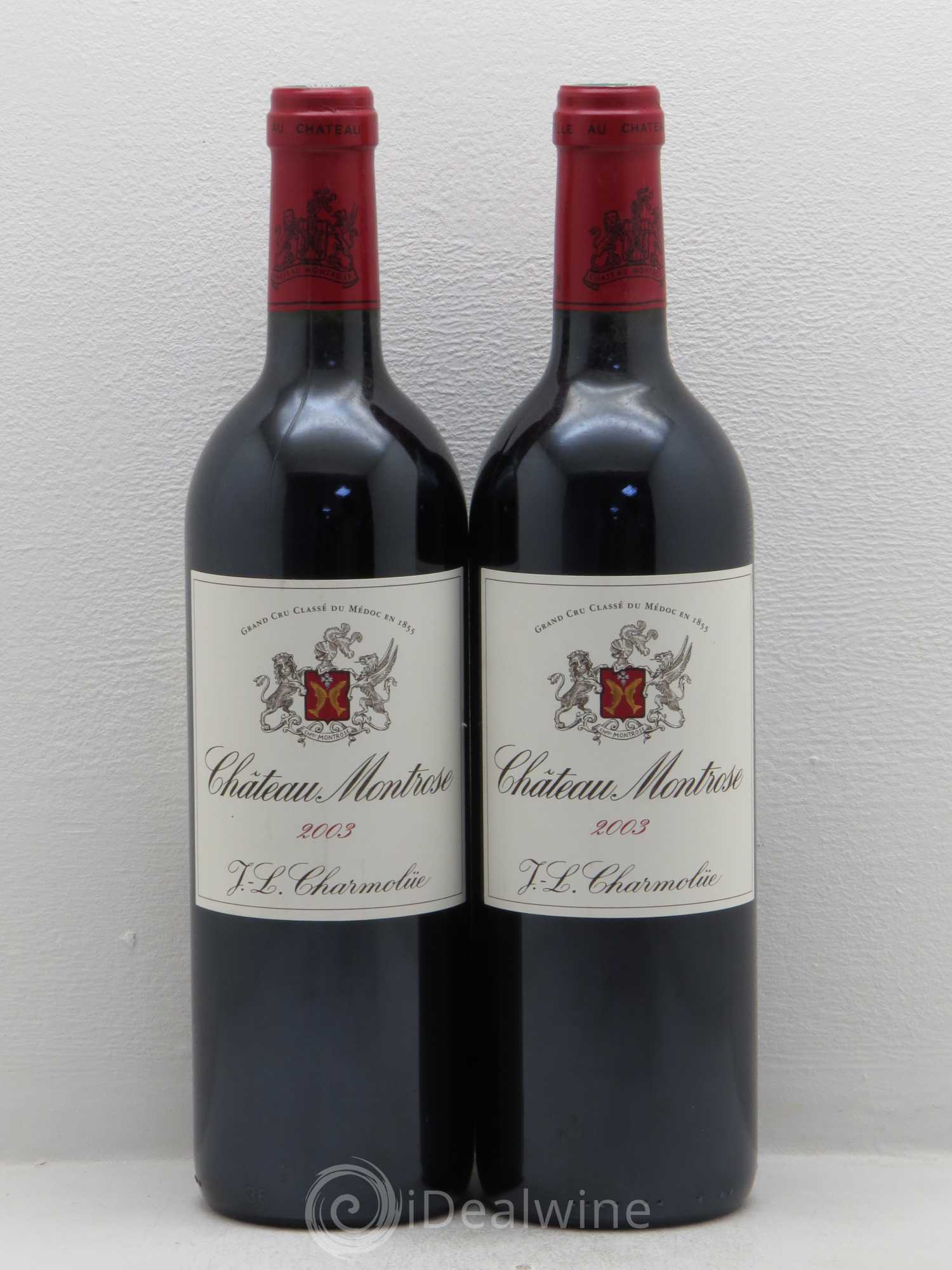 Château Montrose 2ème Grand Cru Classé 2003 - Lot de 2 bouteilles - 0