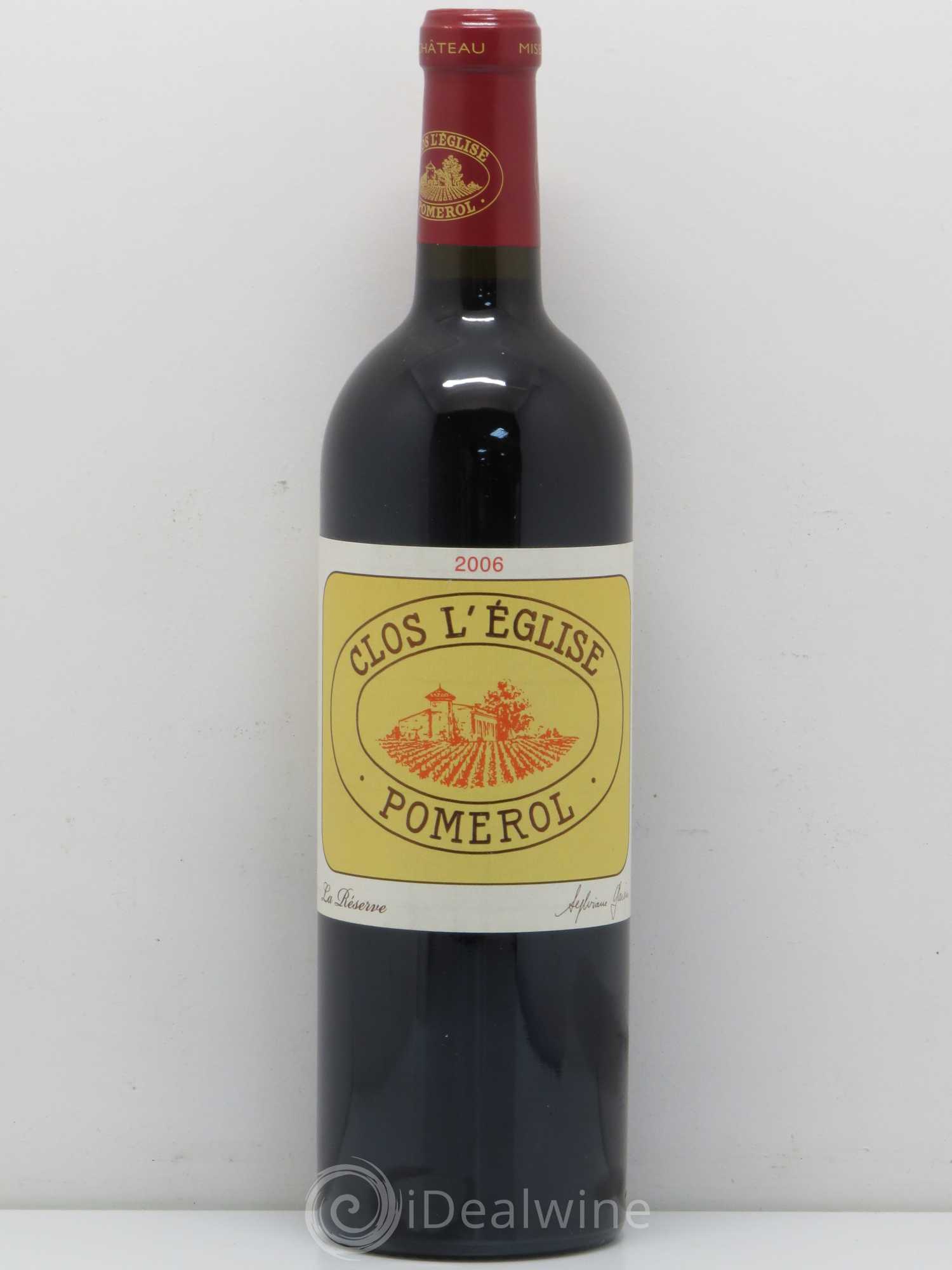 Clos l'Eglise La réserve 2006 - Lot de 1 bouteille - 0