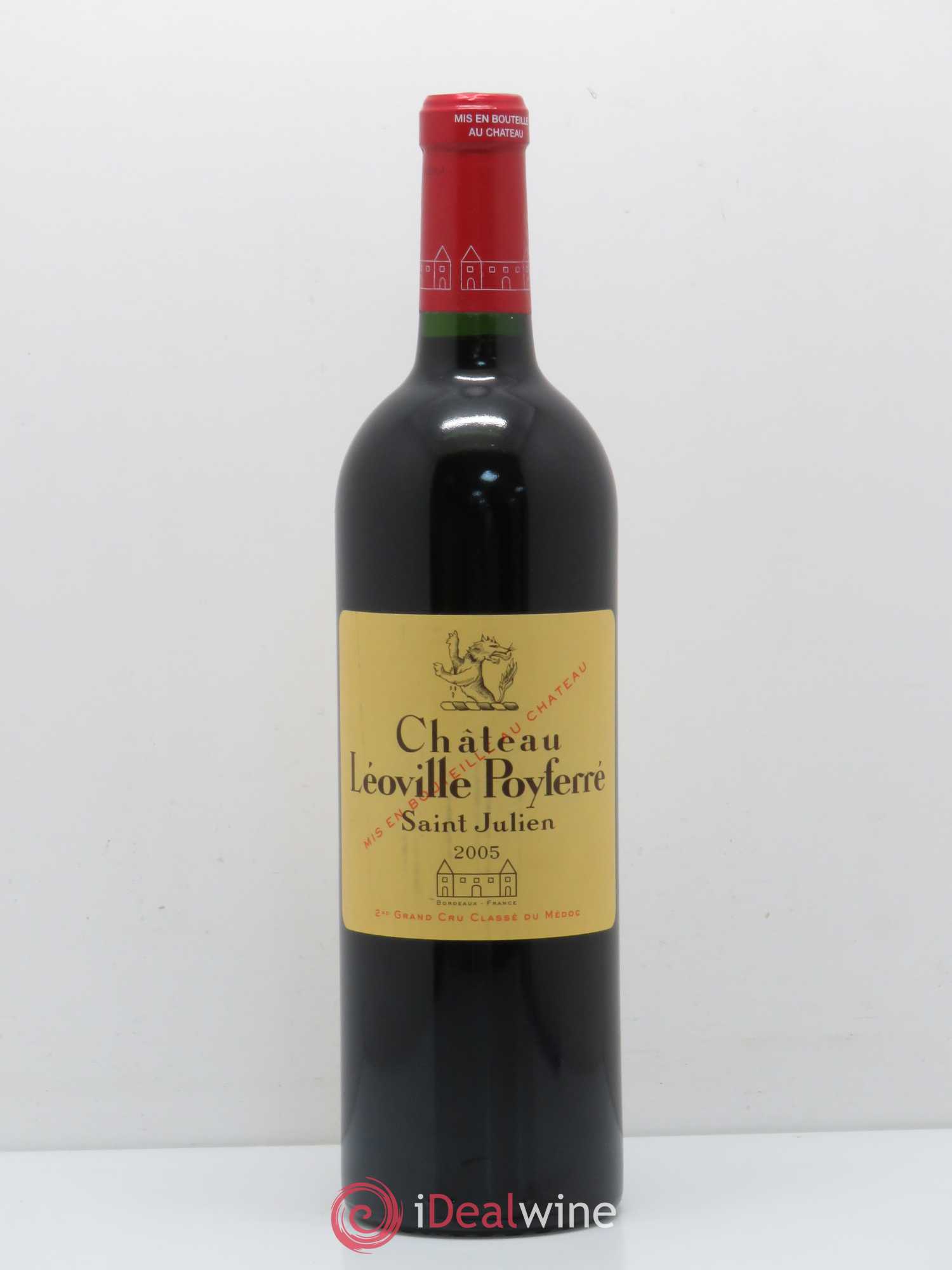 Château Léoville Poyferré 2ème Grand Cru Classé 2005 - Lot de 1 bouteille - 0