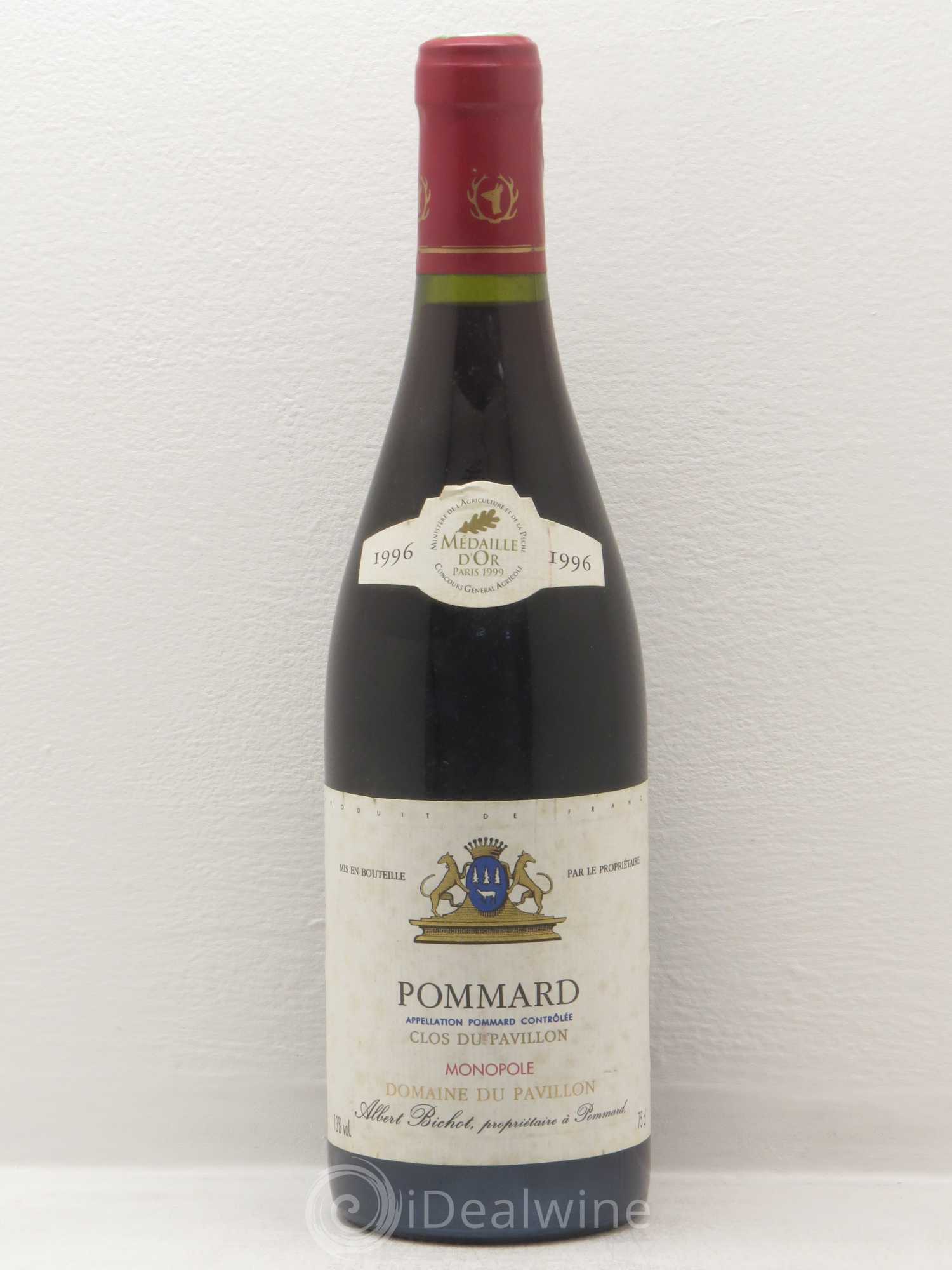 Pommard Clos du Pavillon Domaine du Pavillon Albert Bichot 1996 - Posten von 1 Flasche - 0