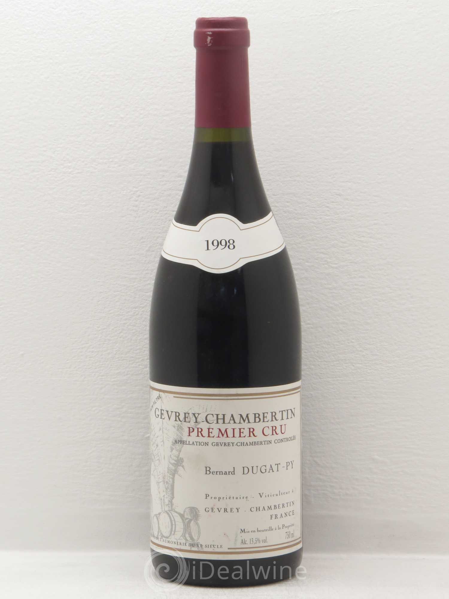 Gevrey-Chambertin 1er Cru Dugat-Py 1998 - Lot de 1 bouteille - 0