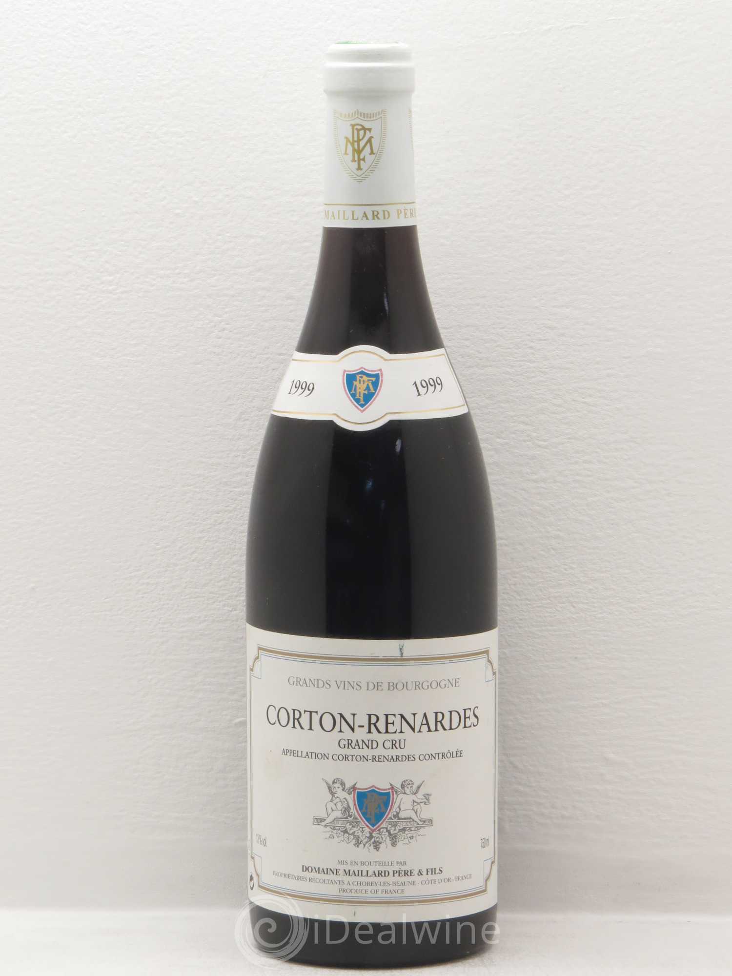 Corton Grand Cru Les Renardes Maillard et Fils (Domaine) 1999 - Lot de 1 bouteille - 0