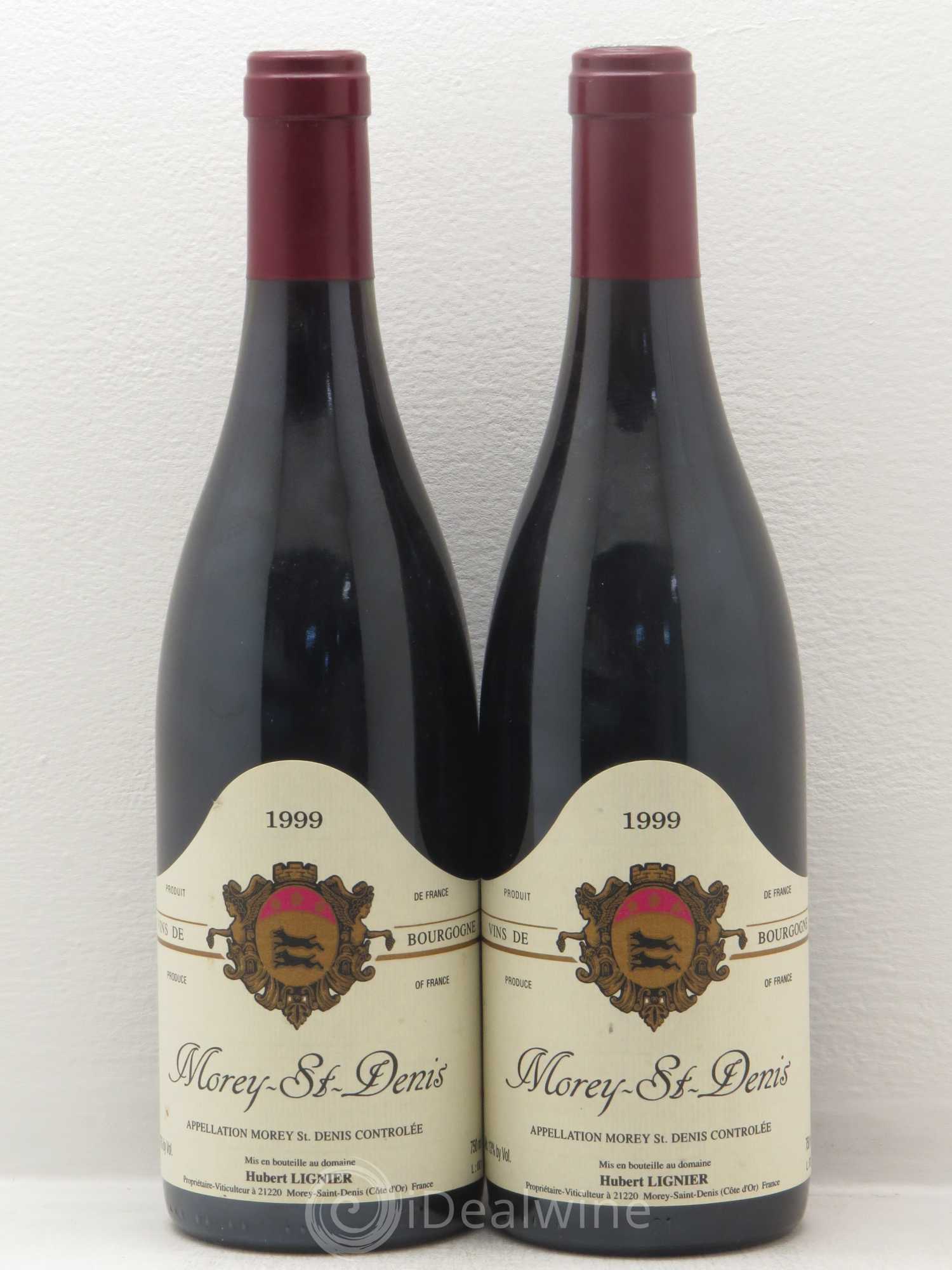 Morey-Saint-Denis Hubert Lignier (Domaine) 1999 - Lot de 2 bouteilles - 0