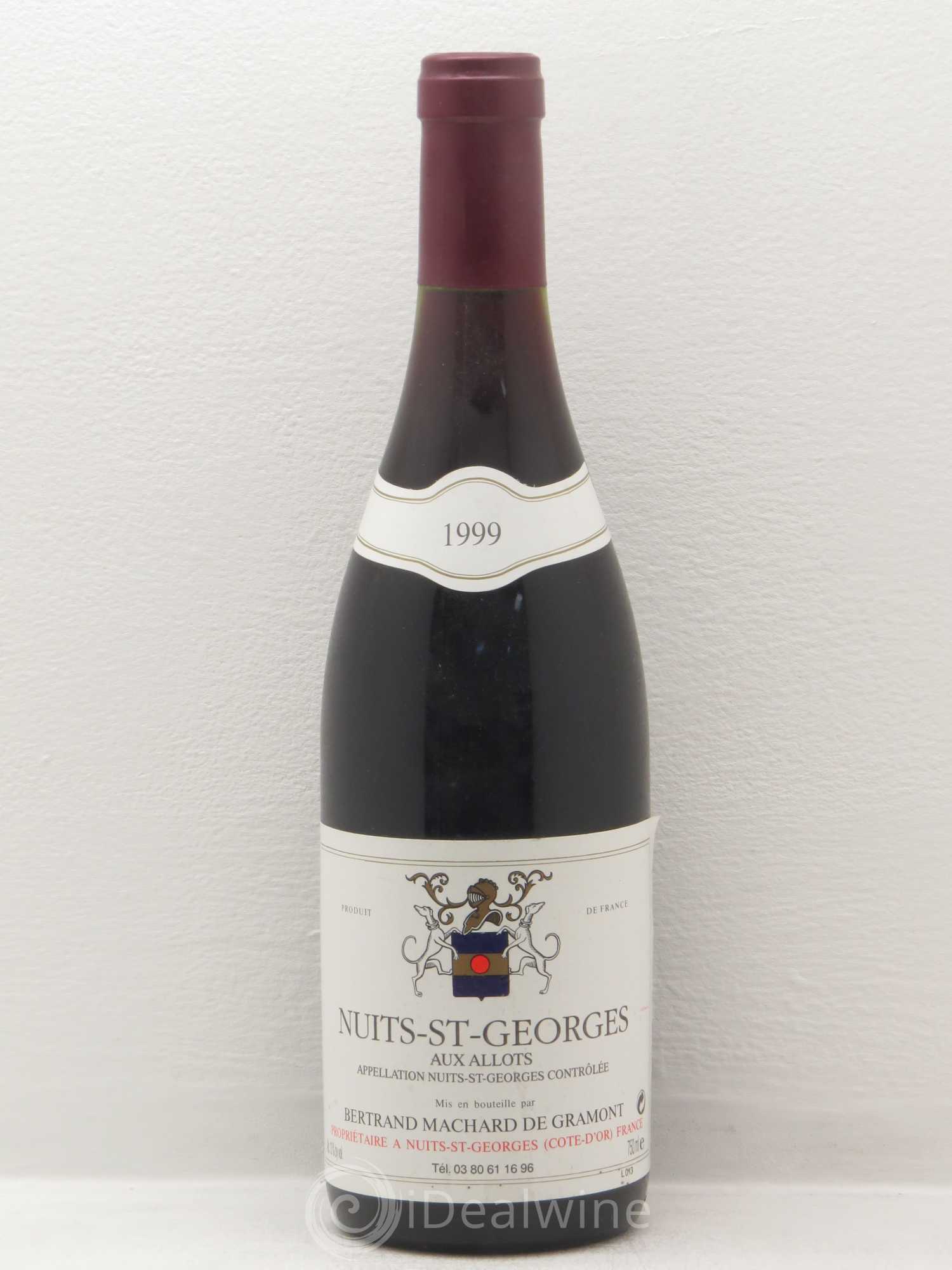 Nuits-Saint-Georges Domaine Bertrand Machard De Gramont Aux Allots 1999 - Posten von 1 Flasche - 0