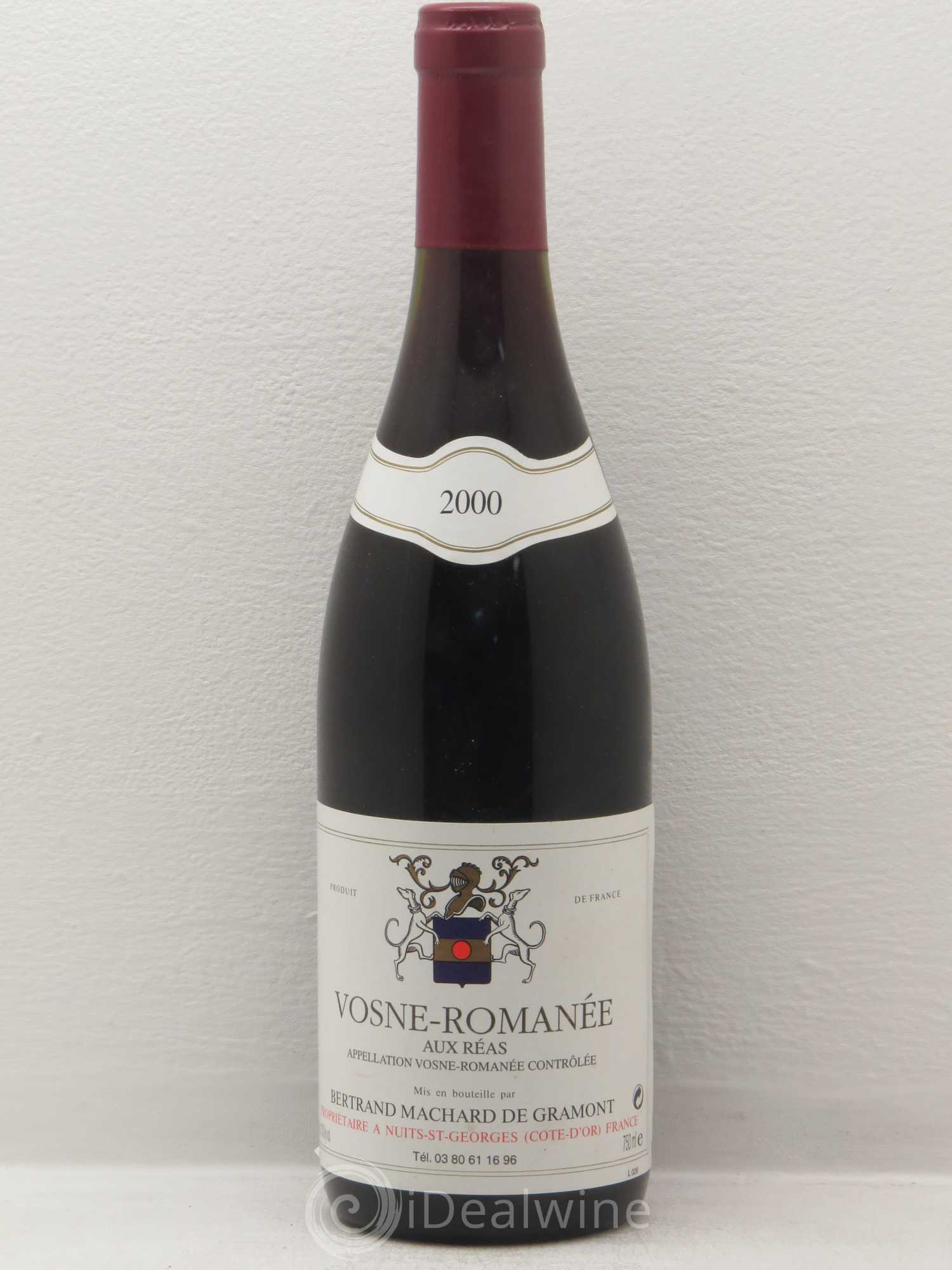 Vosne-Romanée Bertrand Machard de Gramont - Aux Réas (sans prix de réserve) 2000 - Posten von 1 Flasche - 0
