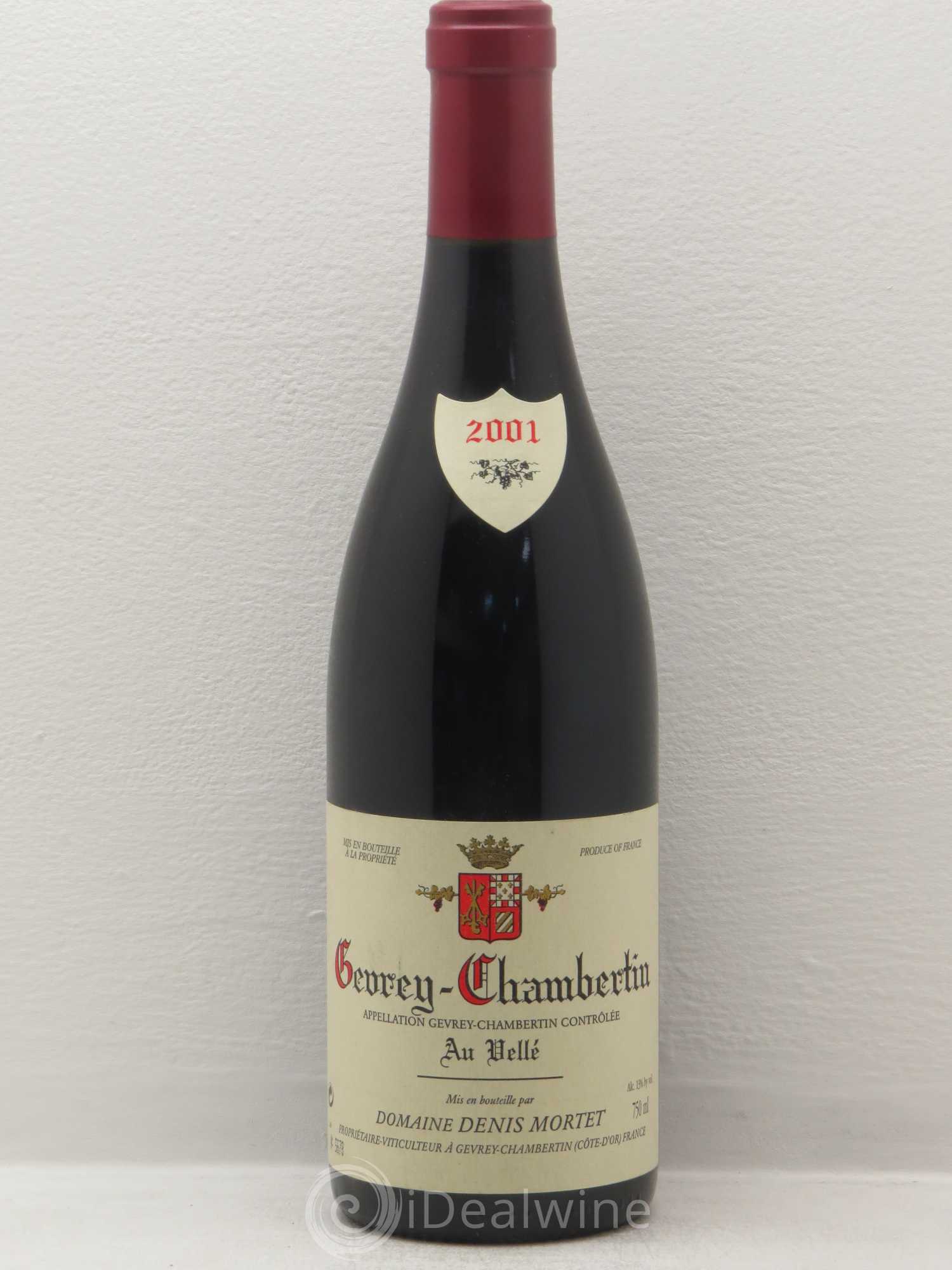 Gevrey-Chambertin Denis Mortet (Domaine) Au Vellé 2001 - Lot de 1 bouteille - 0